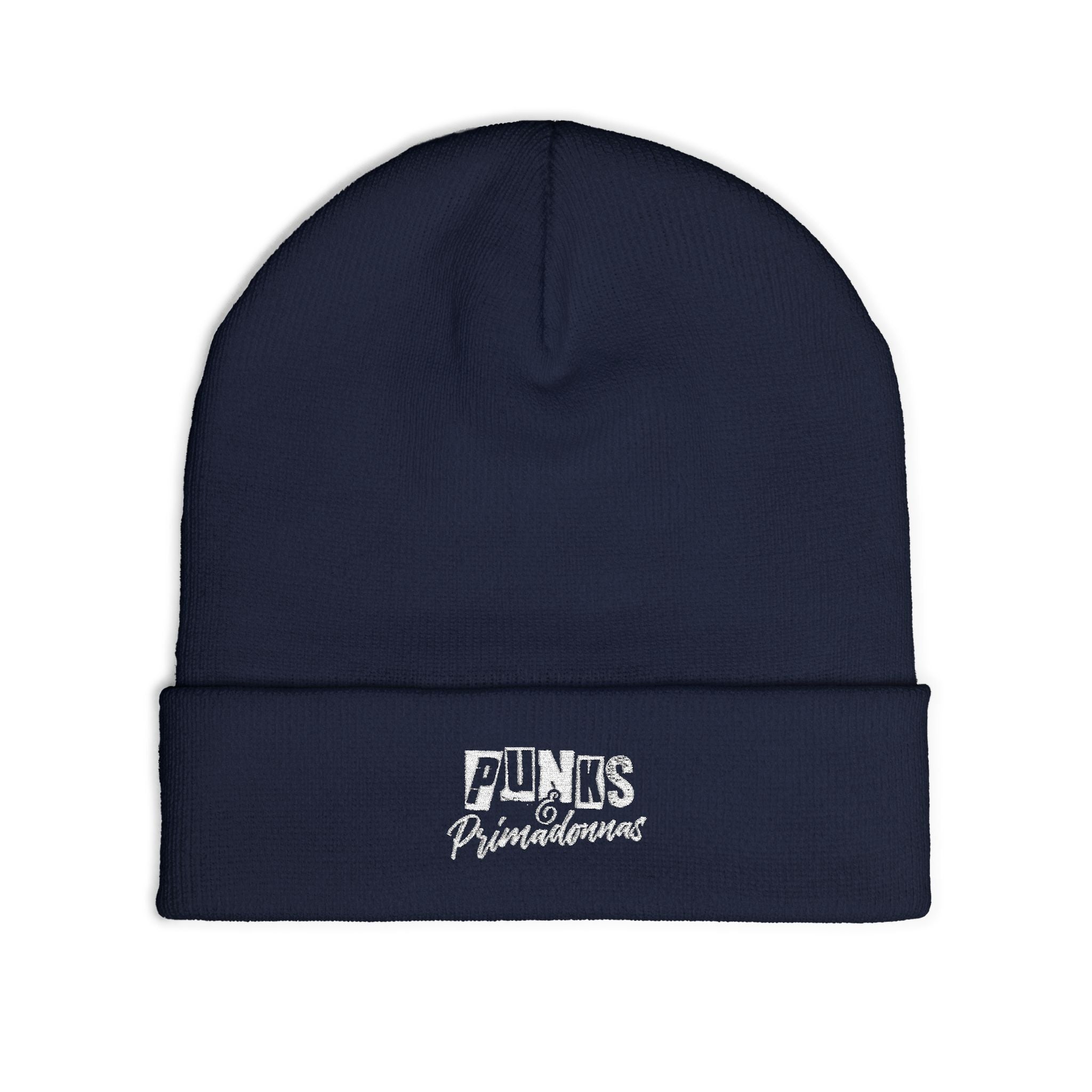 Embroidered Knit Beanie