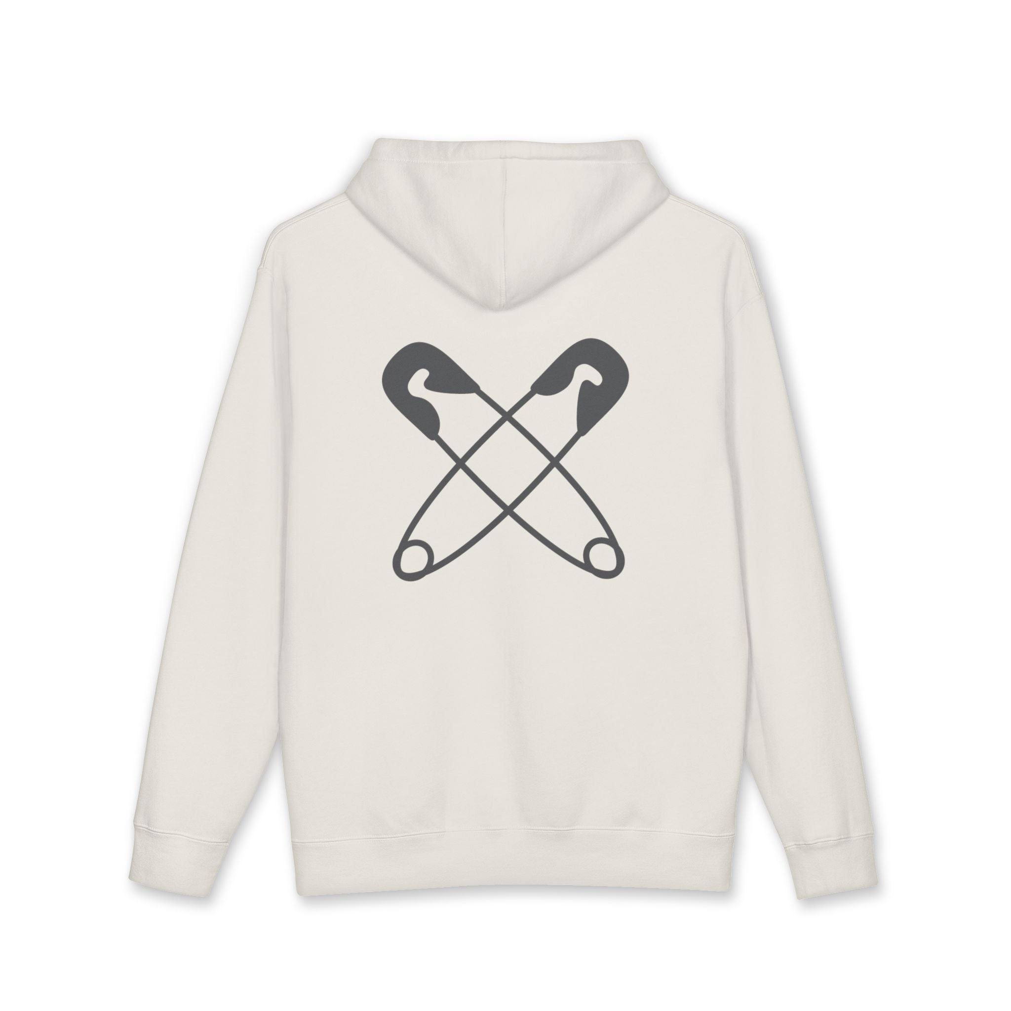 Punks & Primadonnas Hoodie — Punk Rock Safety Pin Graphic Sweatshirt