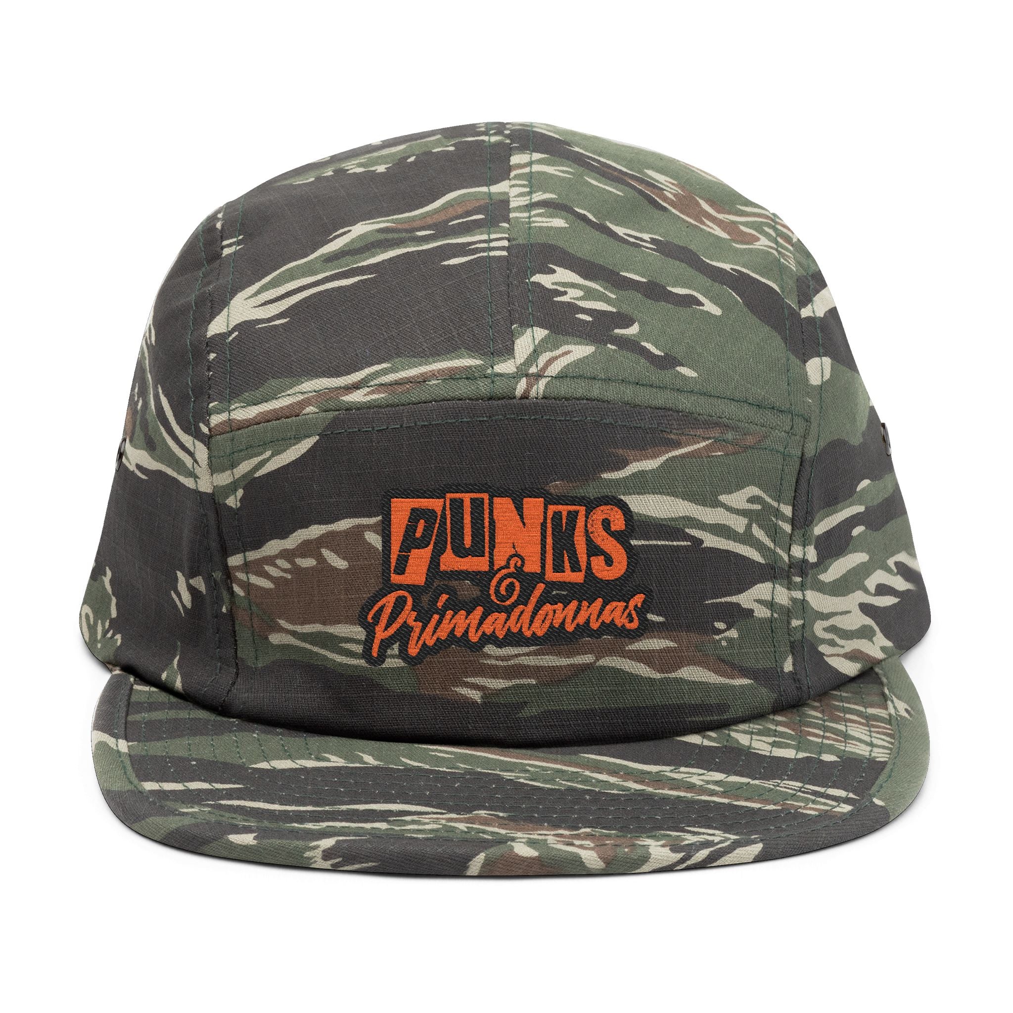 Green Camo 5-Panel Cap