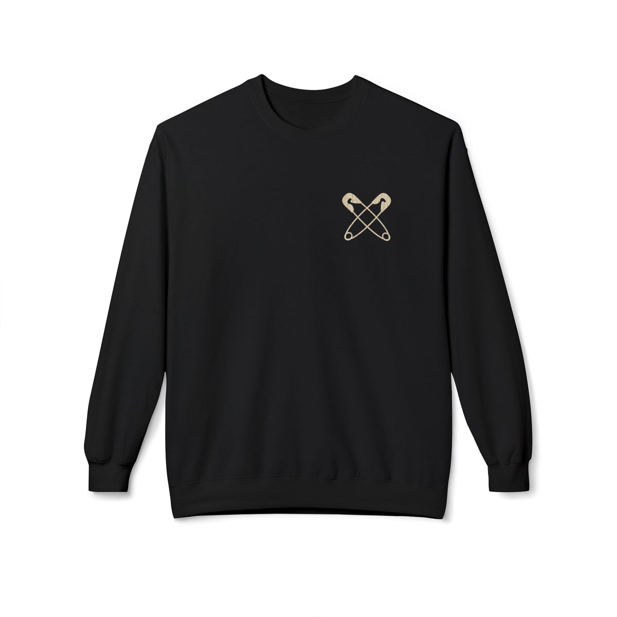 Crewneck Sweatshirt — 'Punks and Prison Wives' Street Punk Graphic Pullover