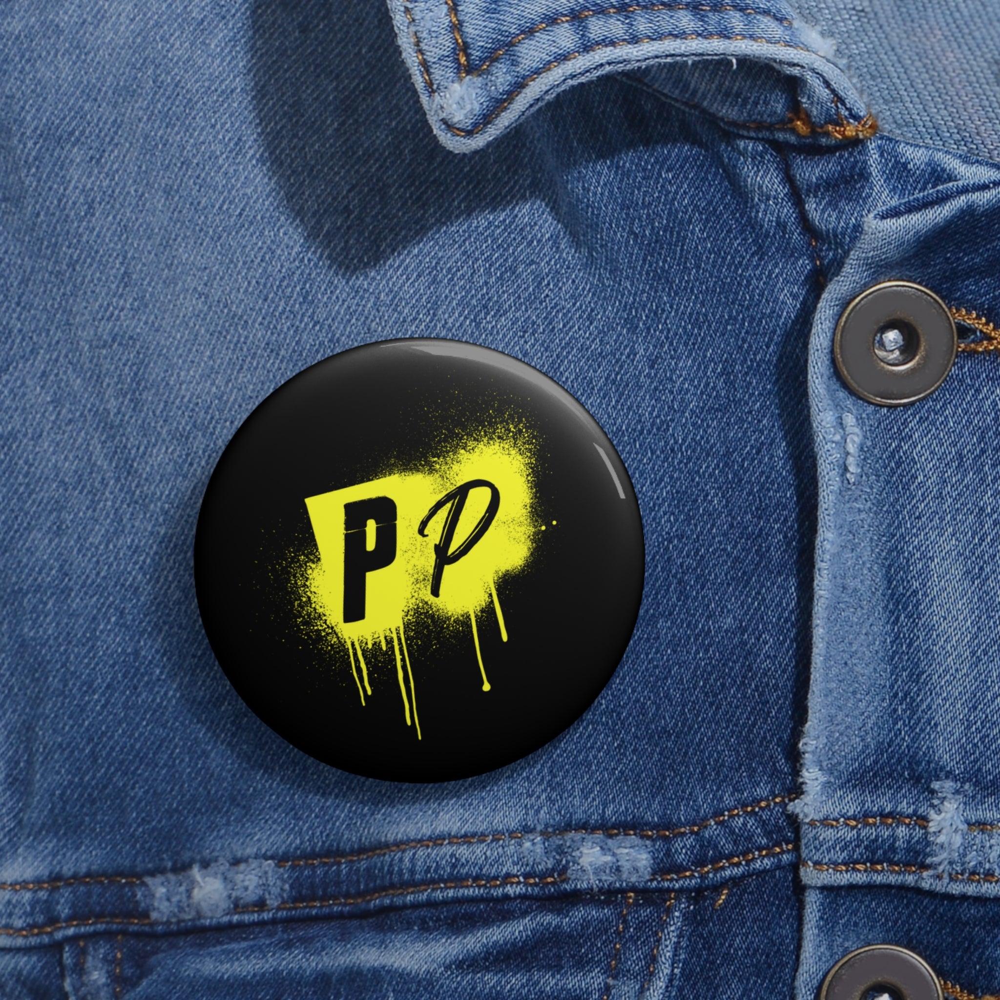 Punks & Primadonnas Graffiti Pin Button