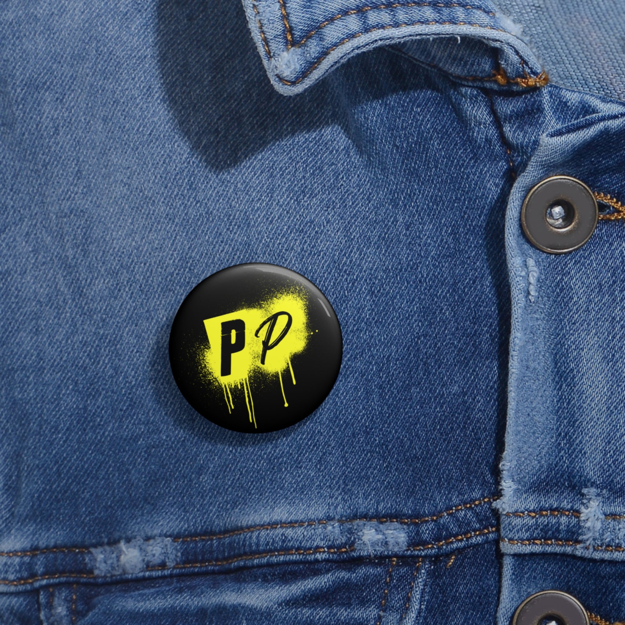 Punks & Primadonnas Graffiti Pin Button