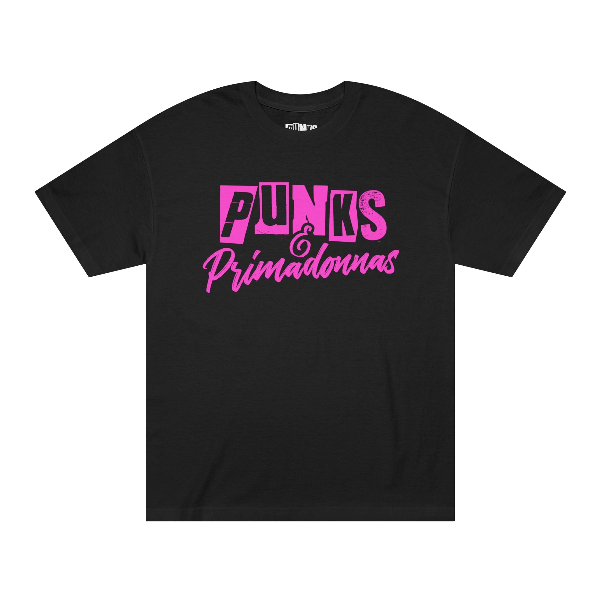 Punks & Primadonnas Classic Tee: Hot Pink