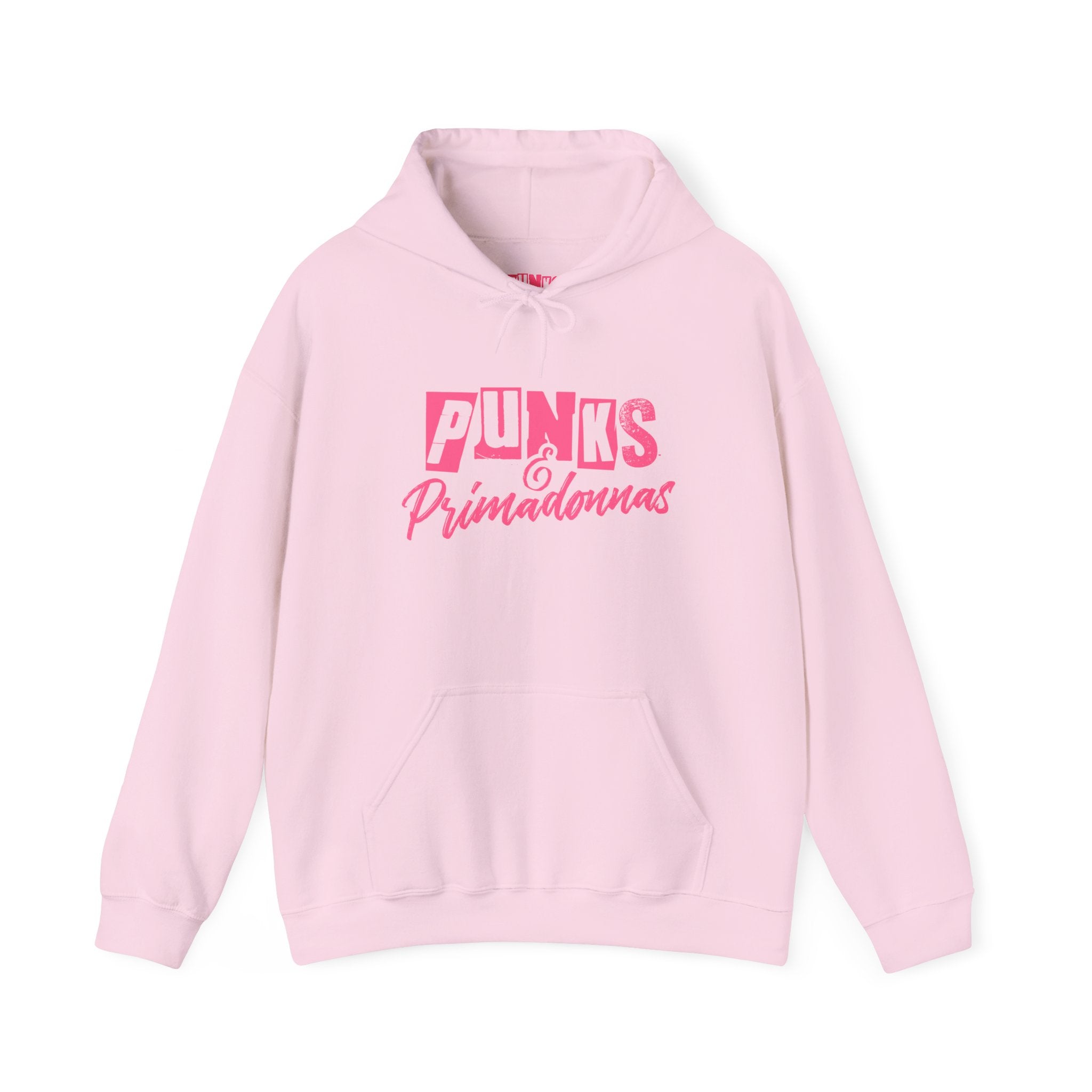 Hoodie — Punks & Primadonnas Pink Graphic Hooded Sweatshirt
