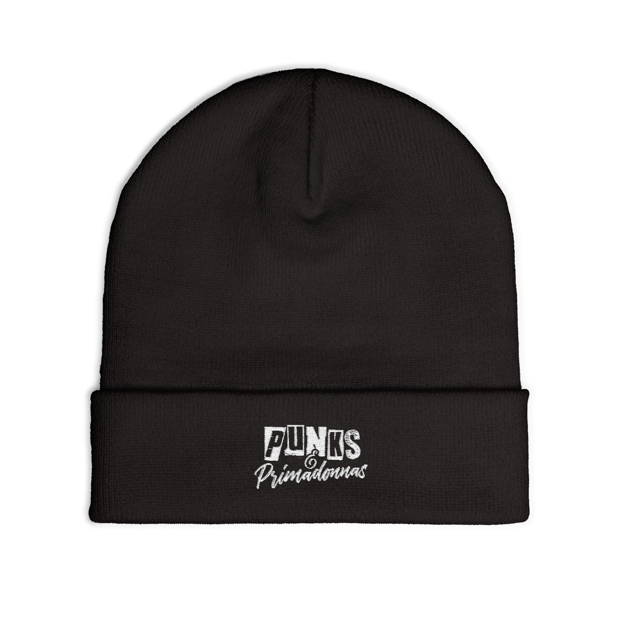 Embroidered Knit Beanie