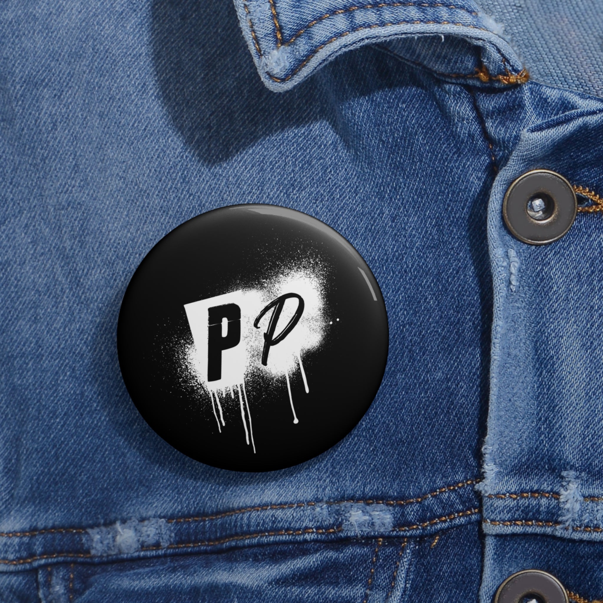Punks & Primadonnas Graffiti Pin Button