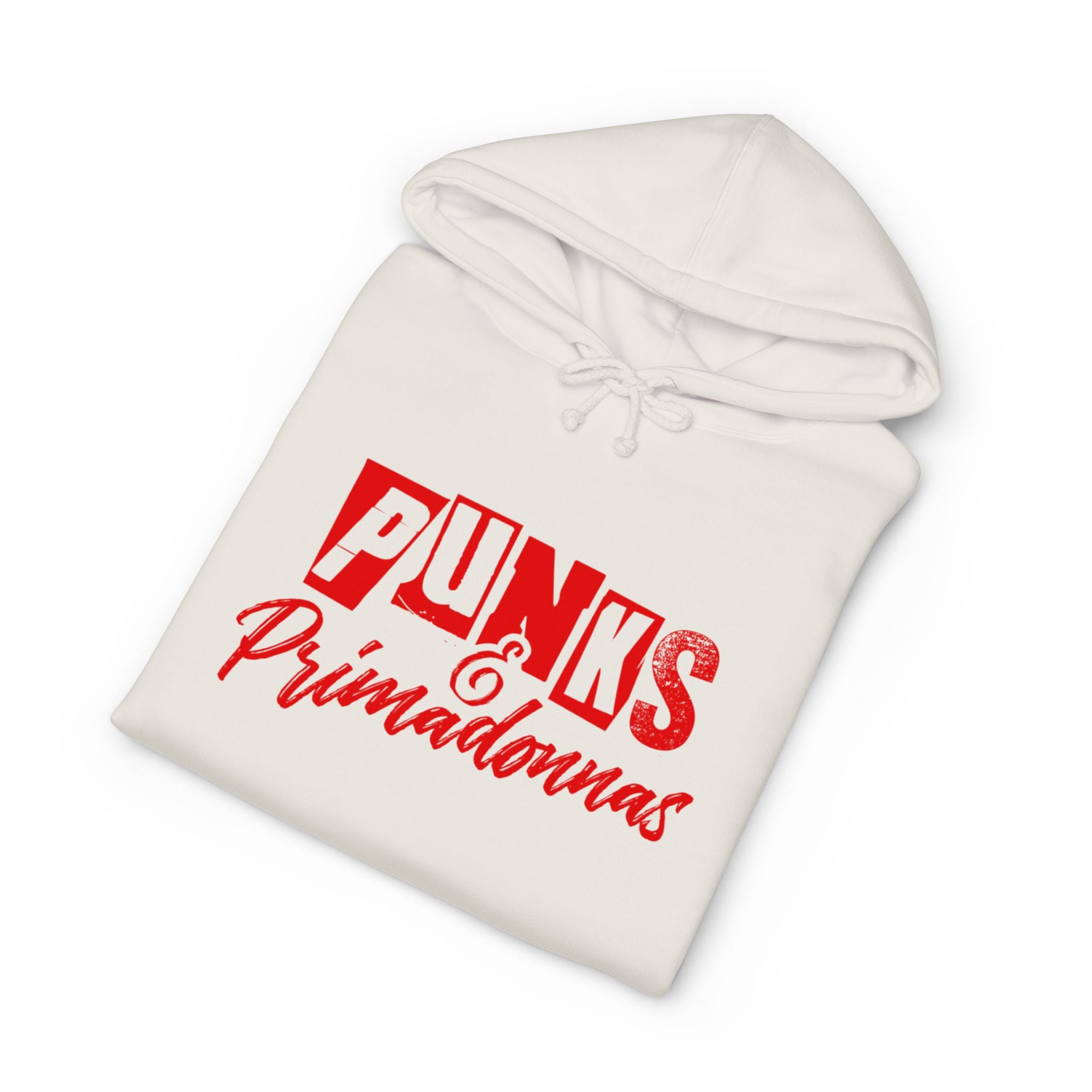 PUNKS & Primadonnas Hoodie – Vintage Punk Band Style Graphic Sweatshirt