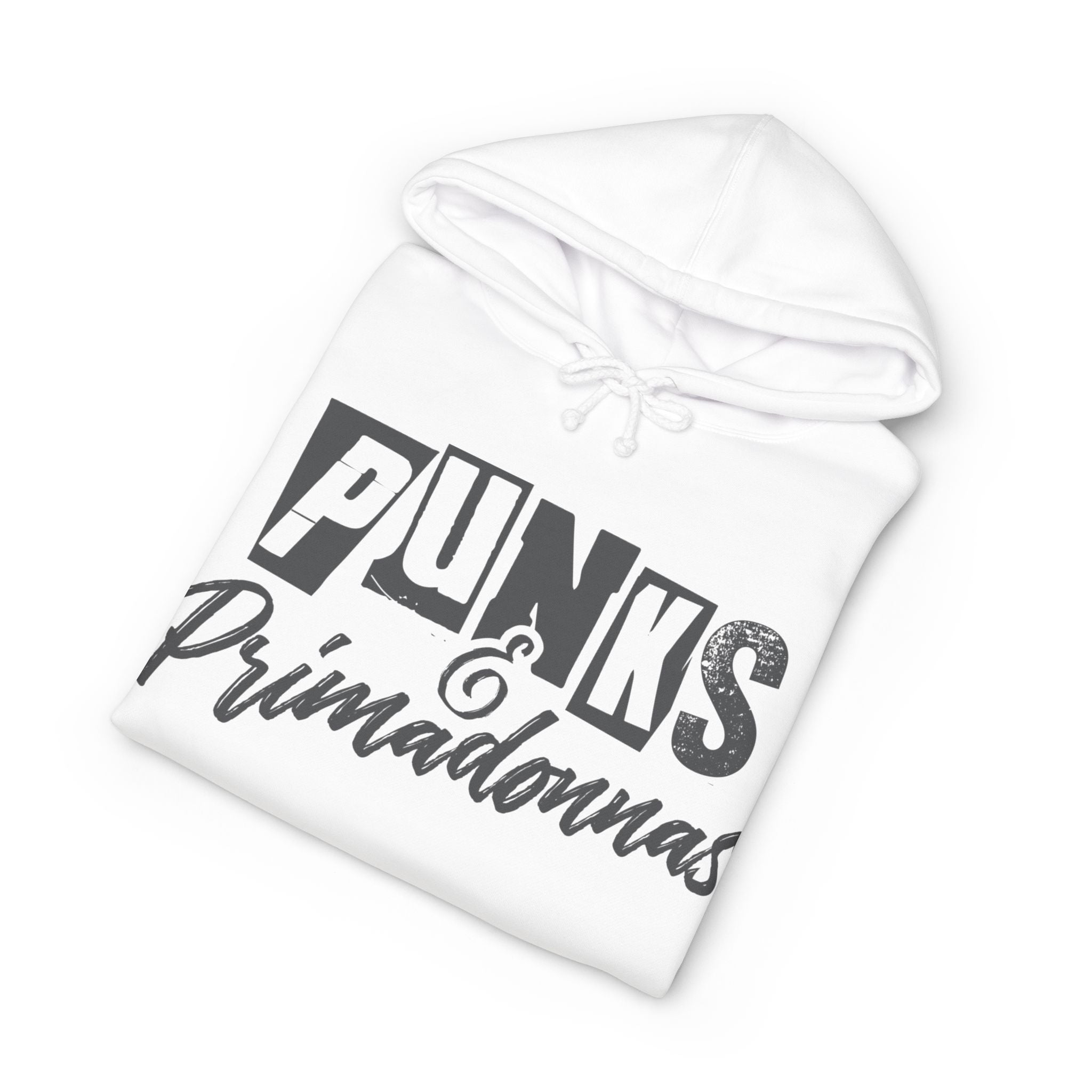 Punks & Primadonnas Hoodie — Punk Rock Safety Pin Graphic Sweatshirt