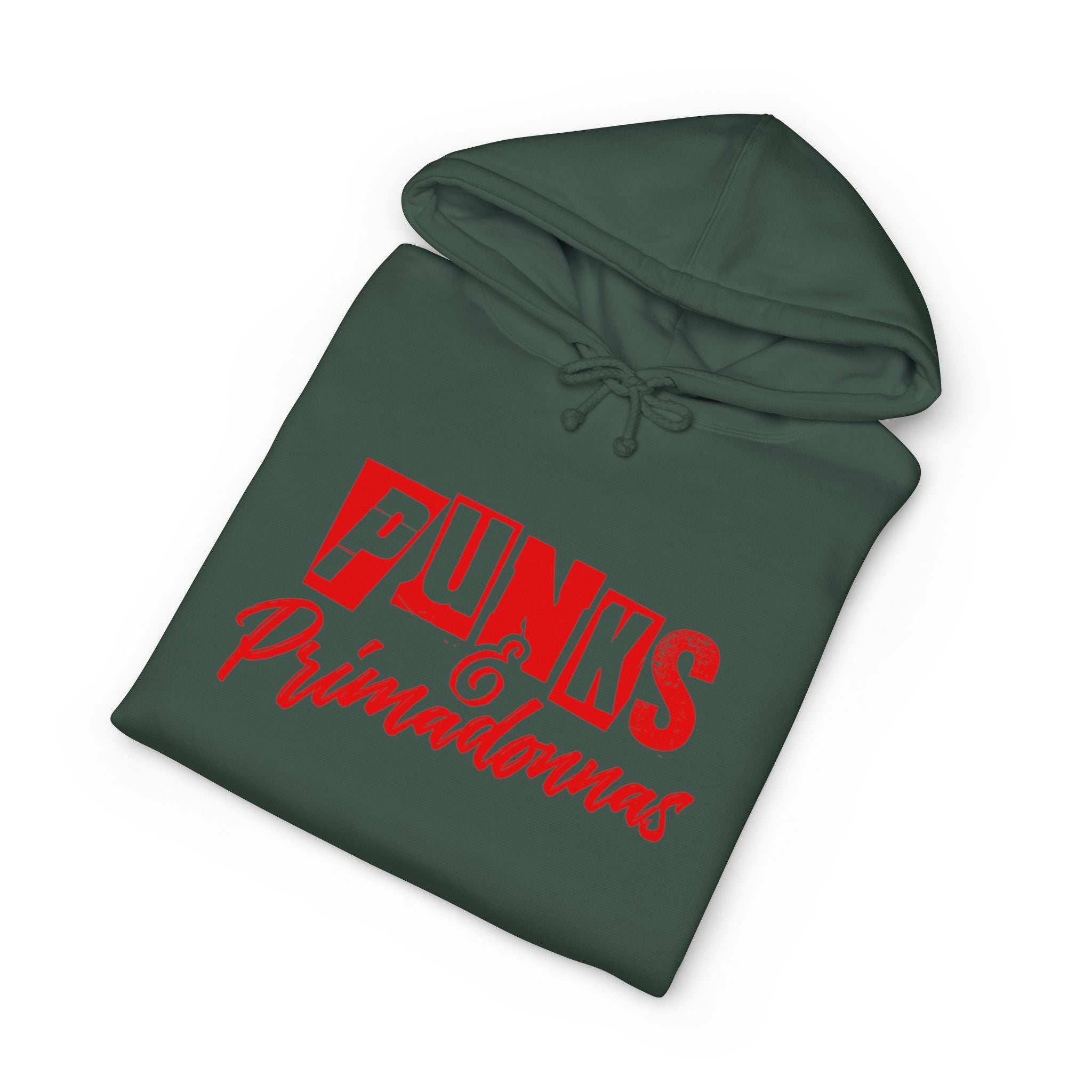 PUNKS & Primadonnas Hoodie – Vintage Punk Band Style Graphic Sweatshirt