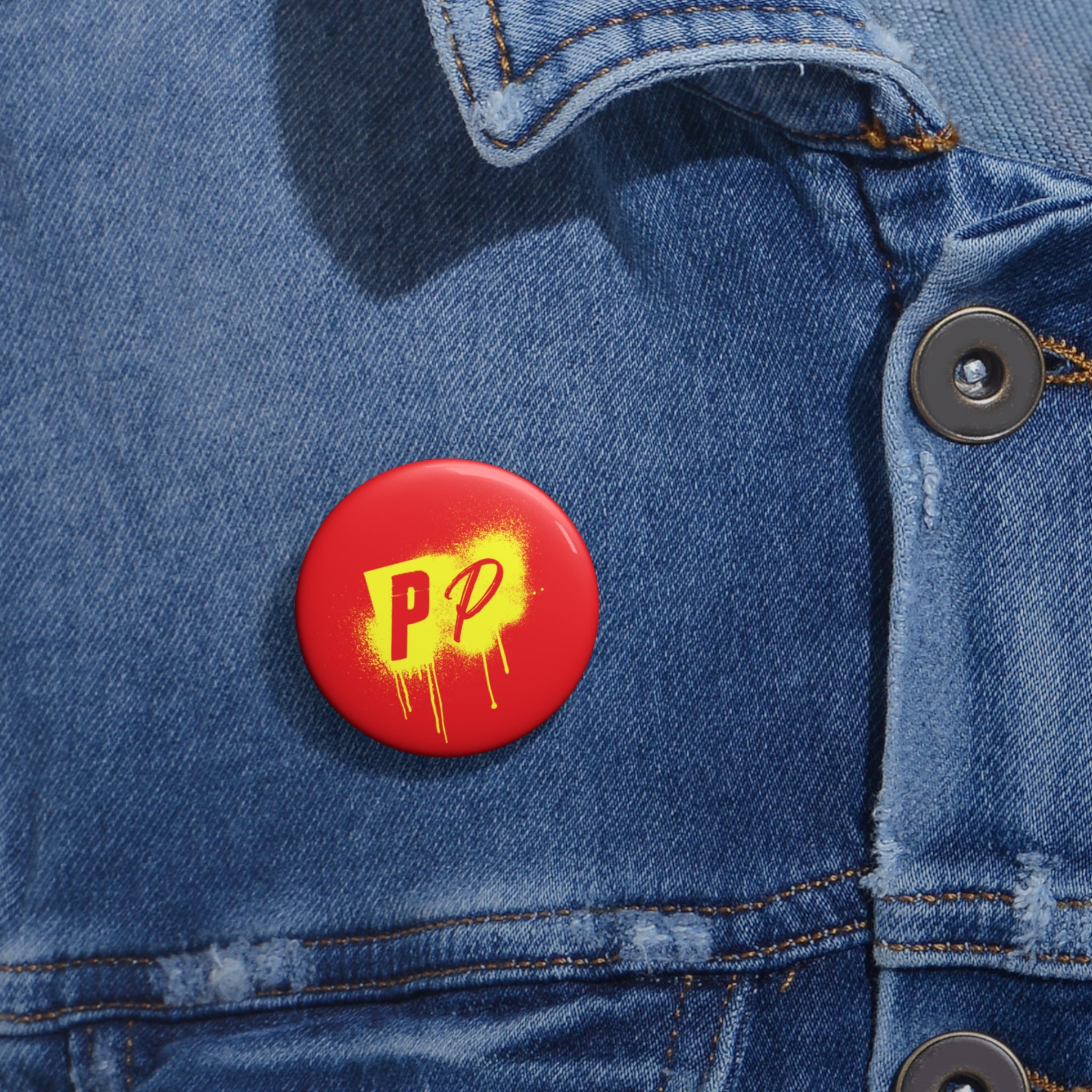 Punks & Primadonnas Graffiti Pin Button