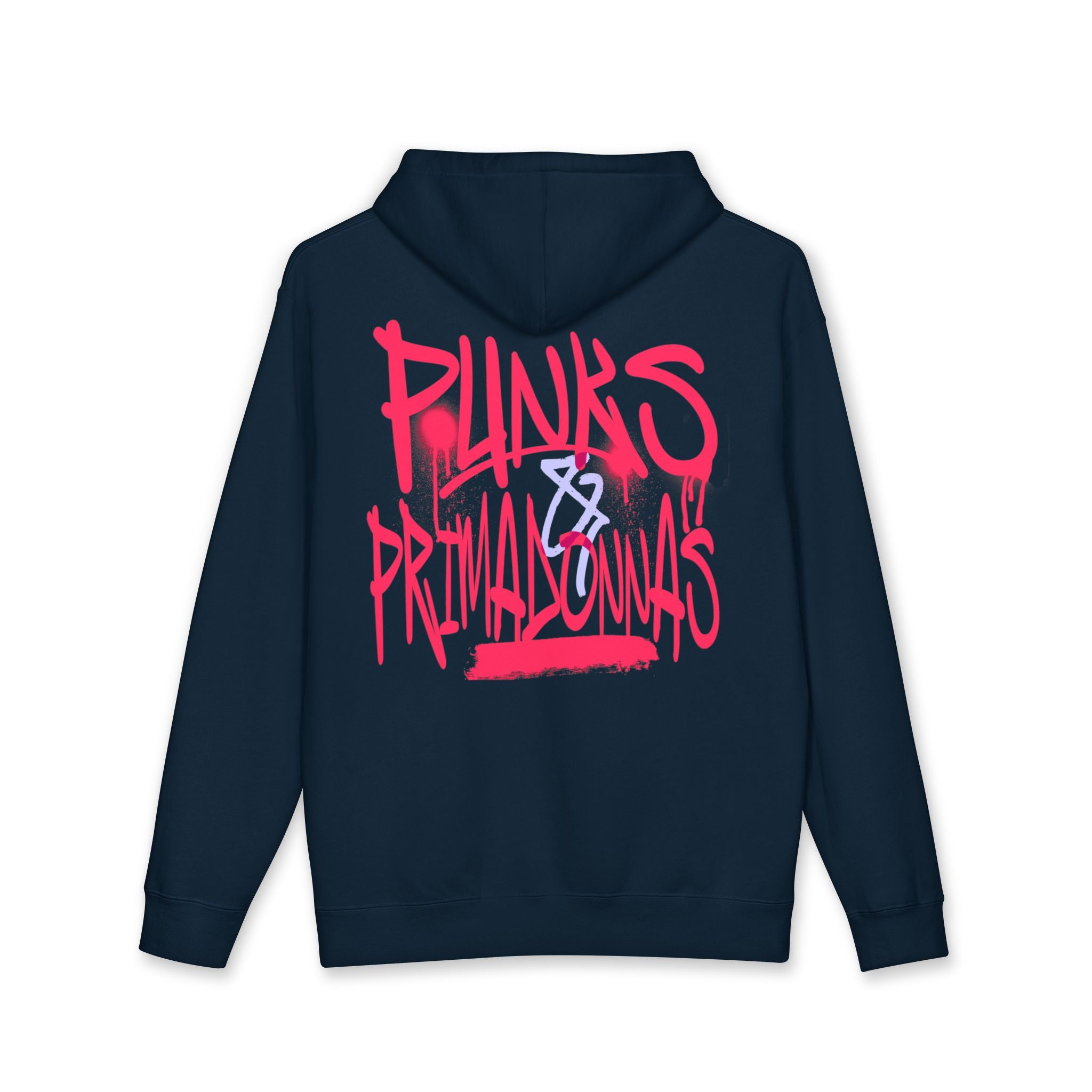 Pink Graffiti Streetwear Pullover