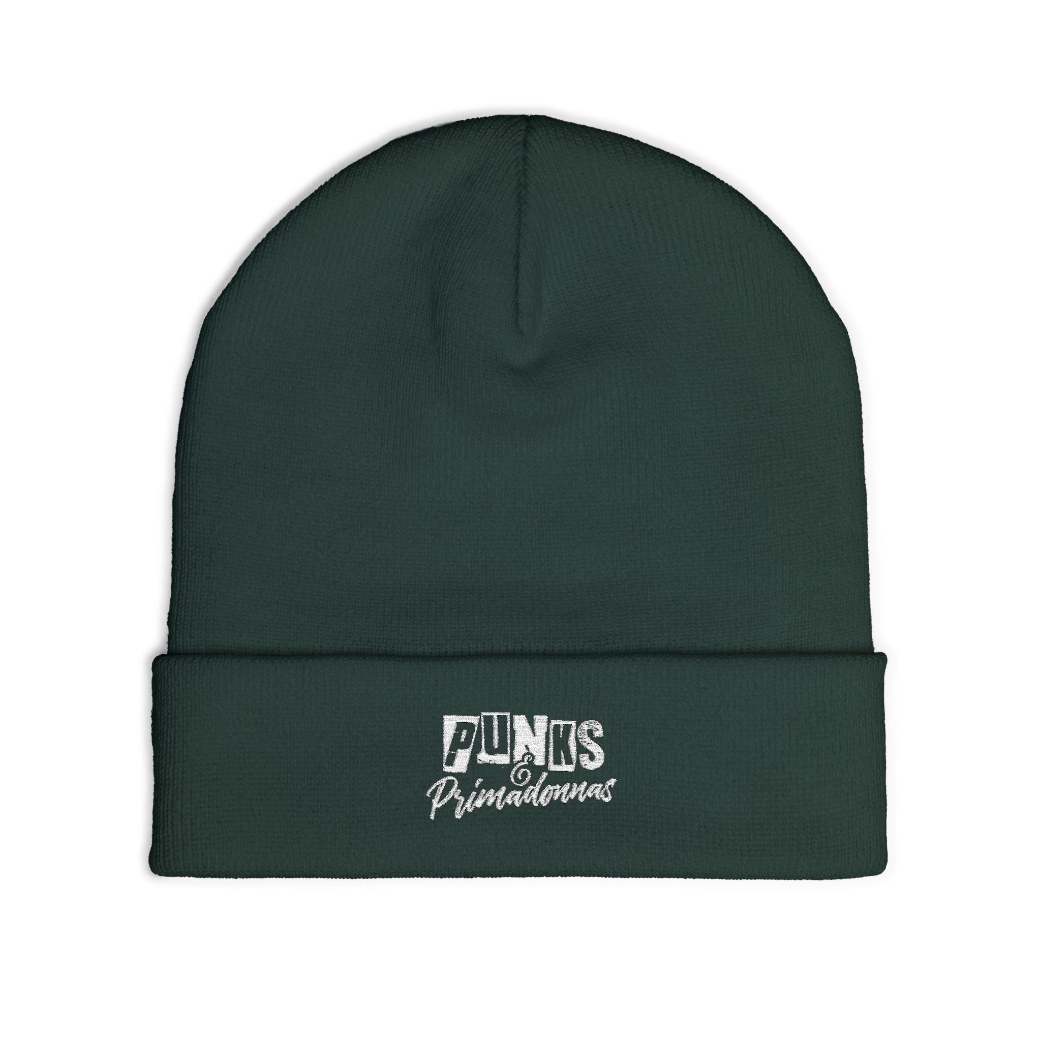 Embroidered Knit Beanie