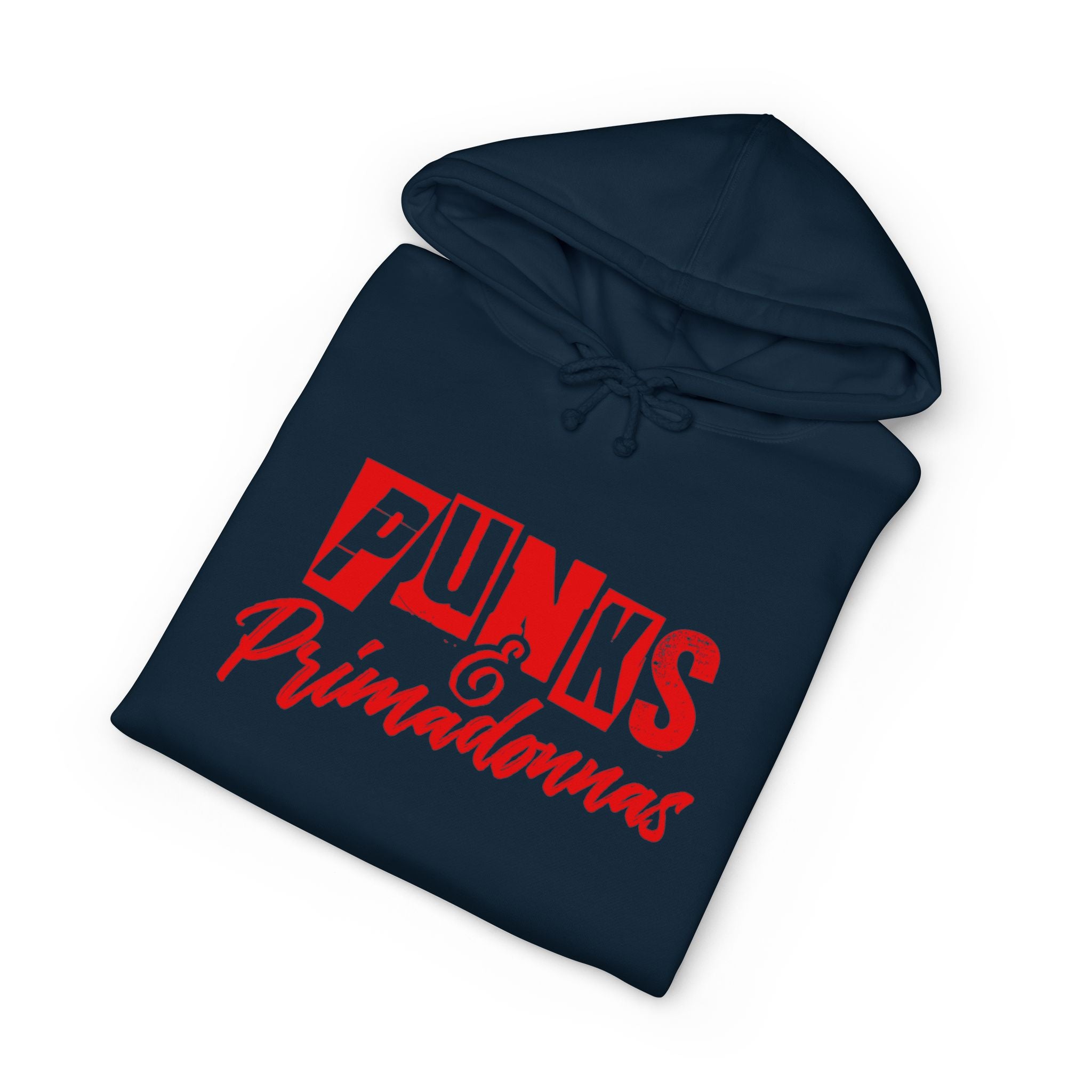 PUNKS & Primadonnas Hoodie – Vintage Punk Band Style Graphic Sweatshirt