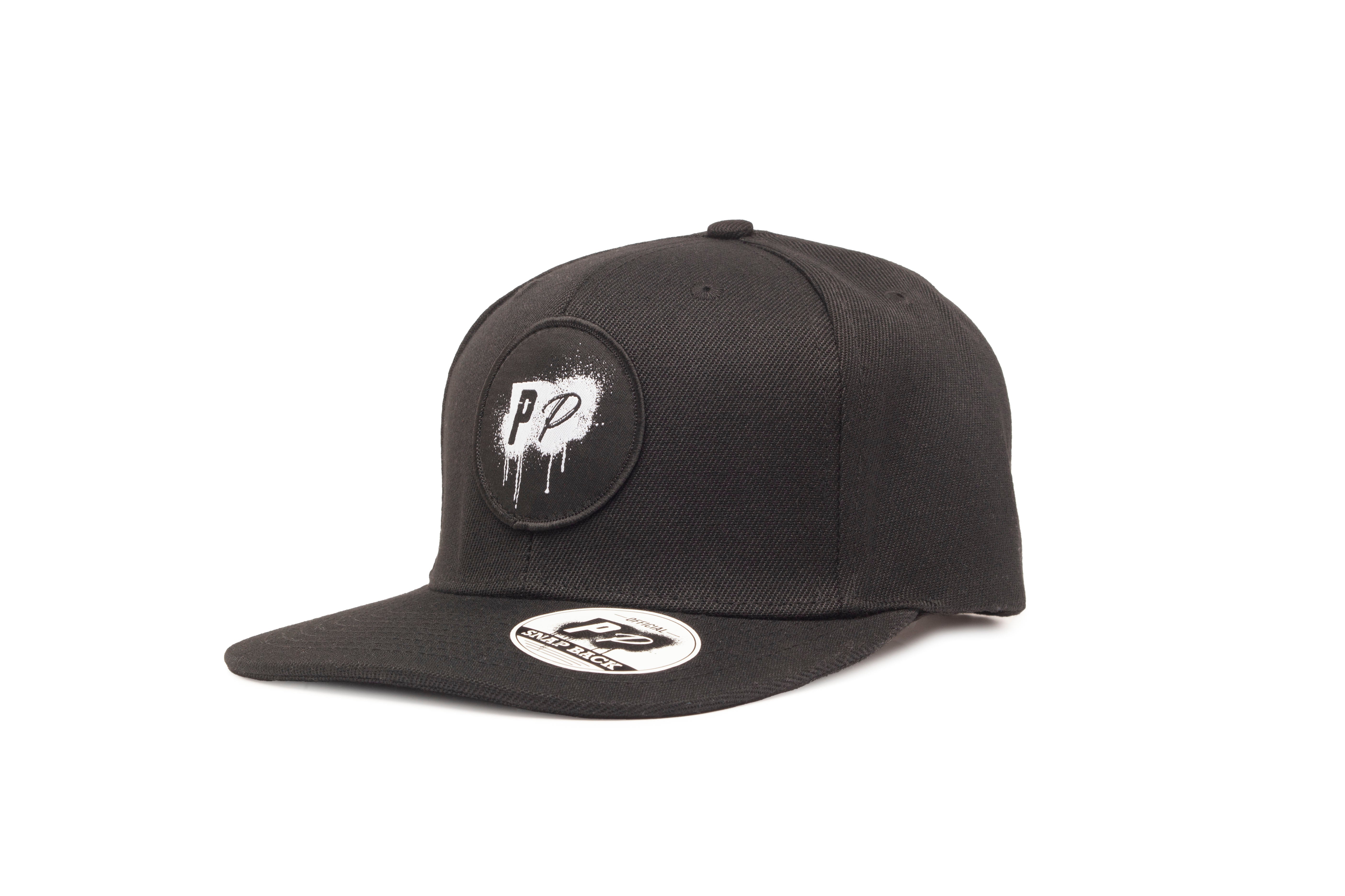 Black Woven Patch Hat