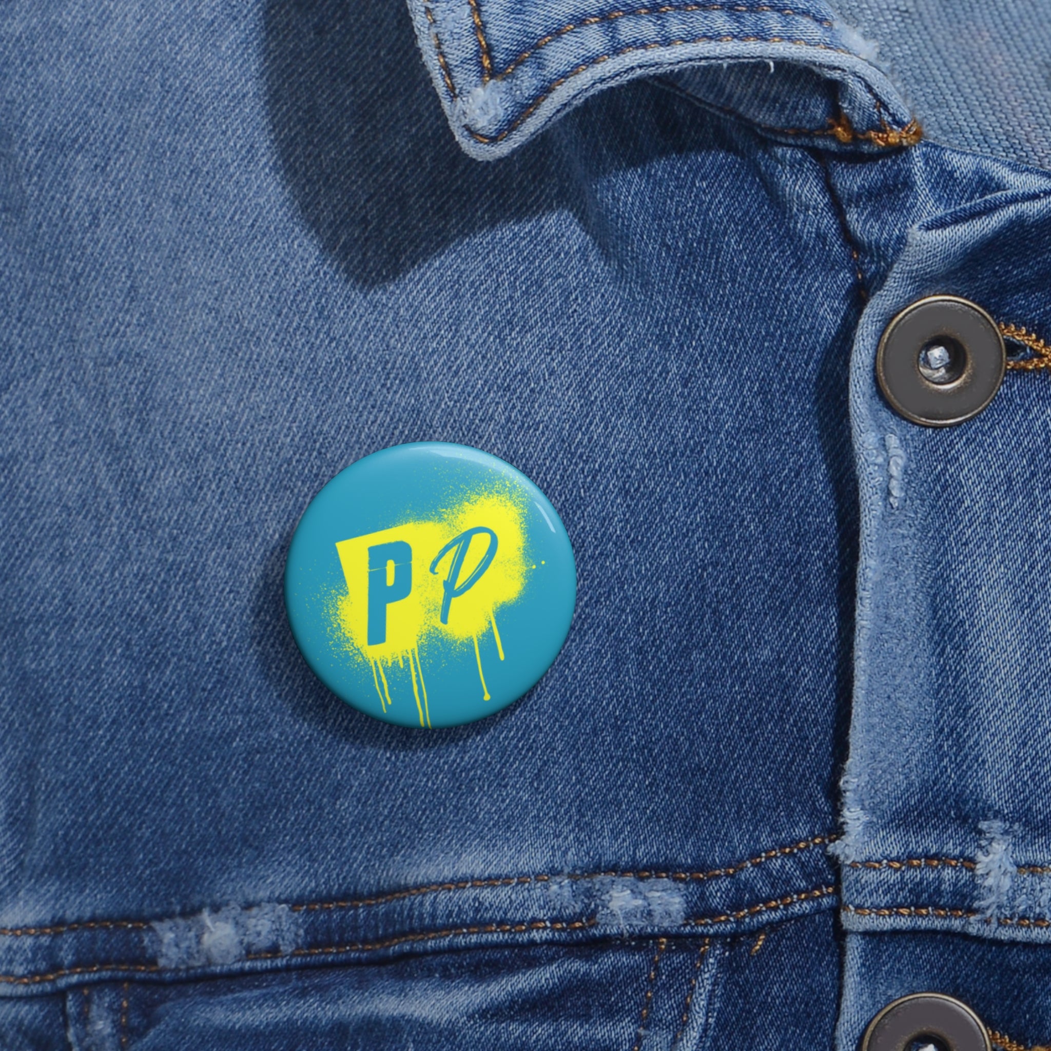 Punks & Primadonnas Graffiti Pin Button