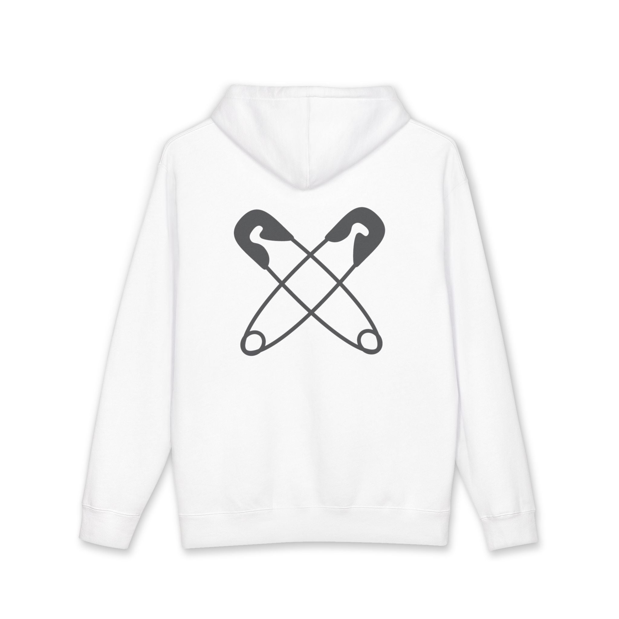 Punks & Primadonnas Hoodie — Punk Rock Safety Pin Graphic Sweatshirt