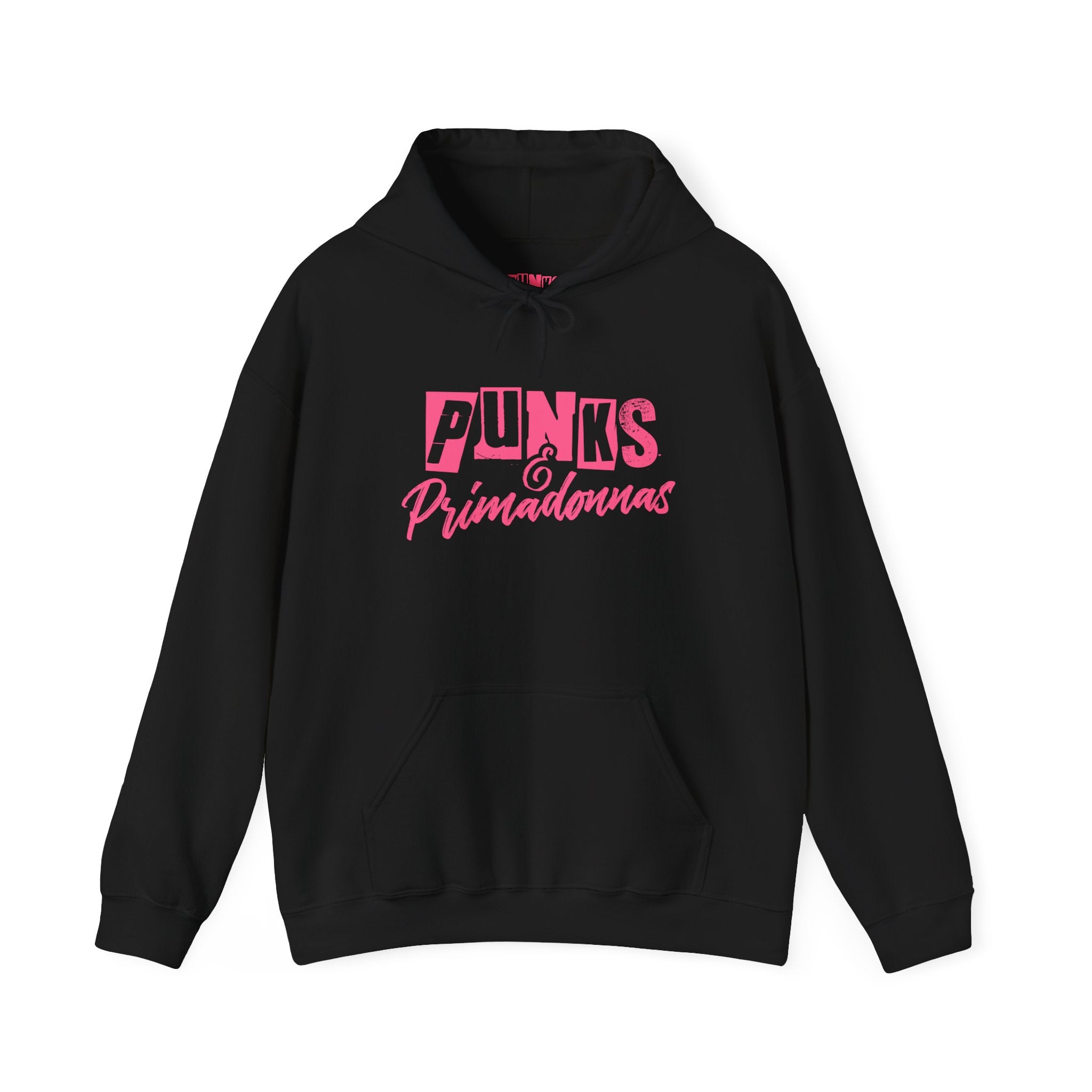 Hoodie — Punks & Primadonnas Pink Graphic Hooded Sweatshirt