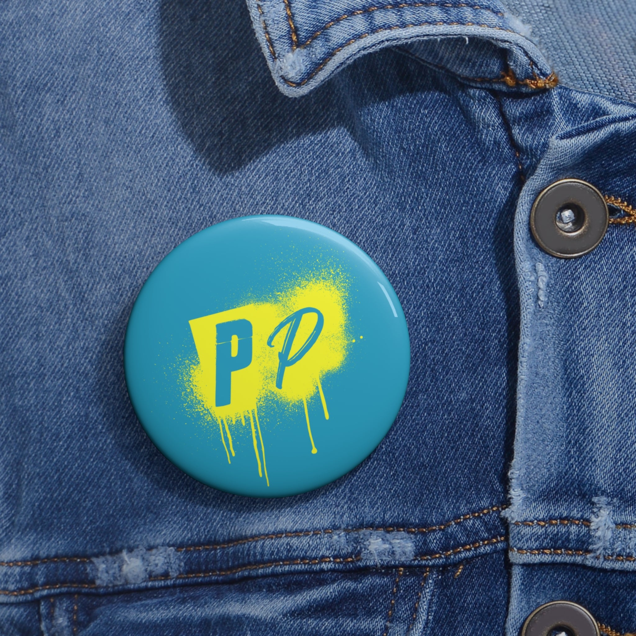 Punks & Primadonnas Graffiti Pin Button