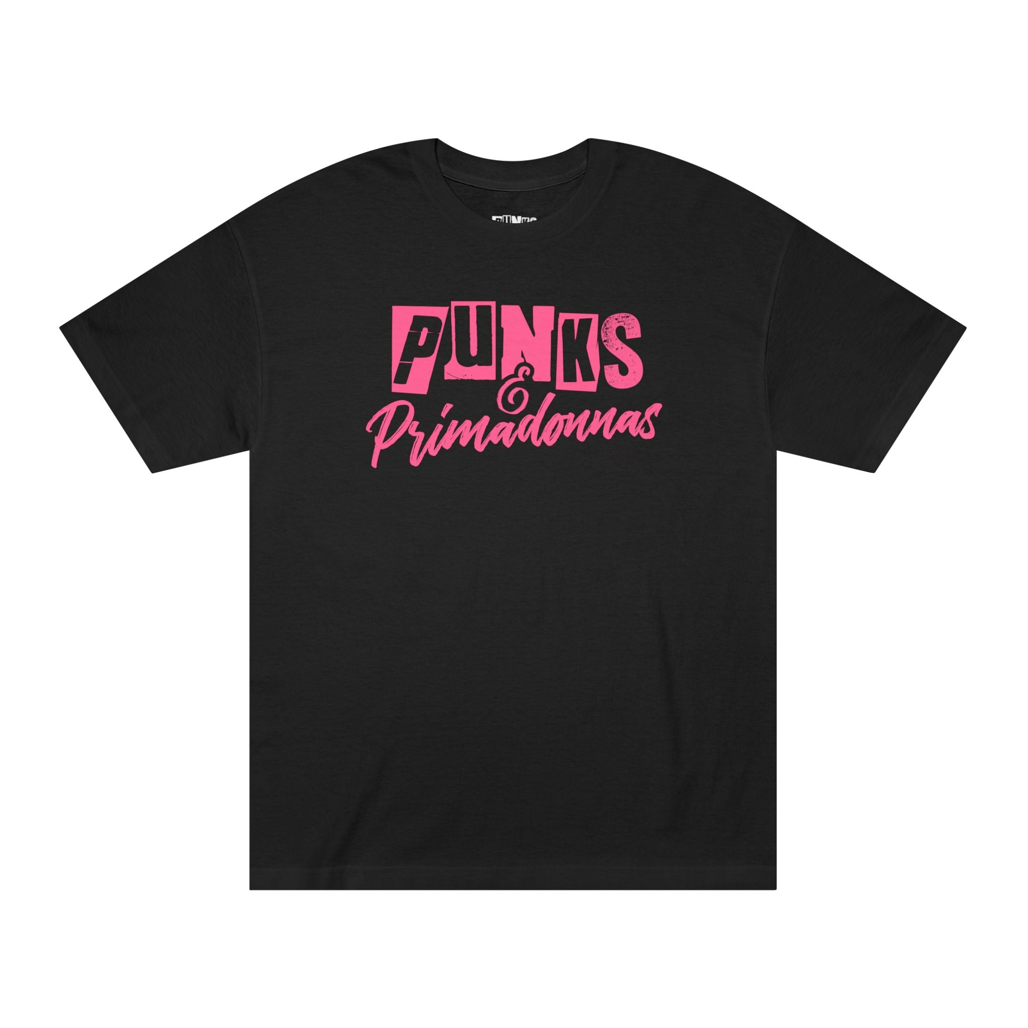Punks & Primadonnas Tee — Pink Retro Graphic T-Shirt