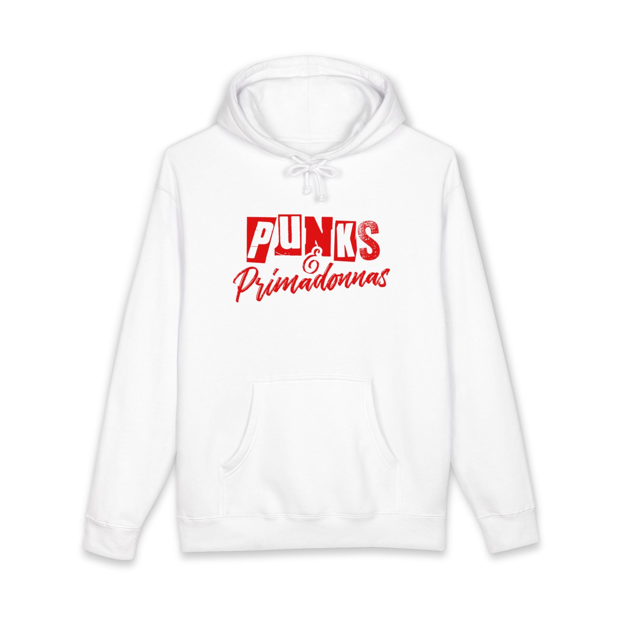 PUNKS & Primadonnas Hoodie – Vintage Punk Band Style Graphic Sweatshirt