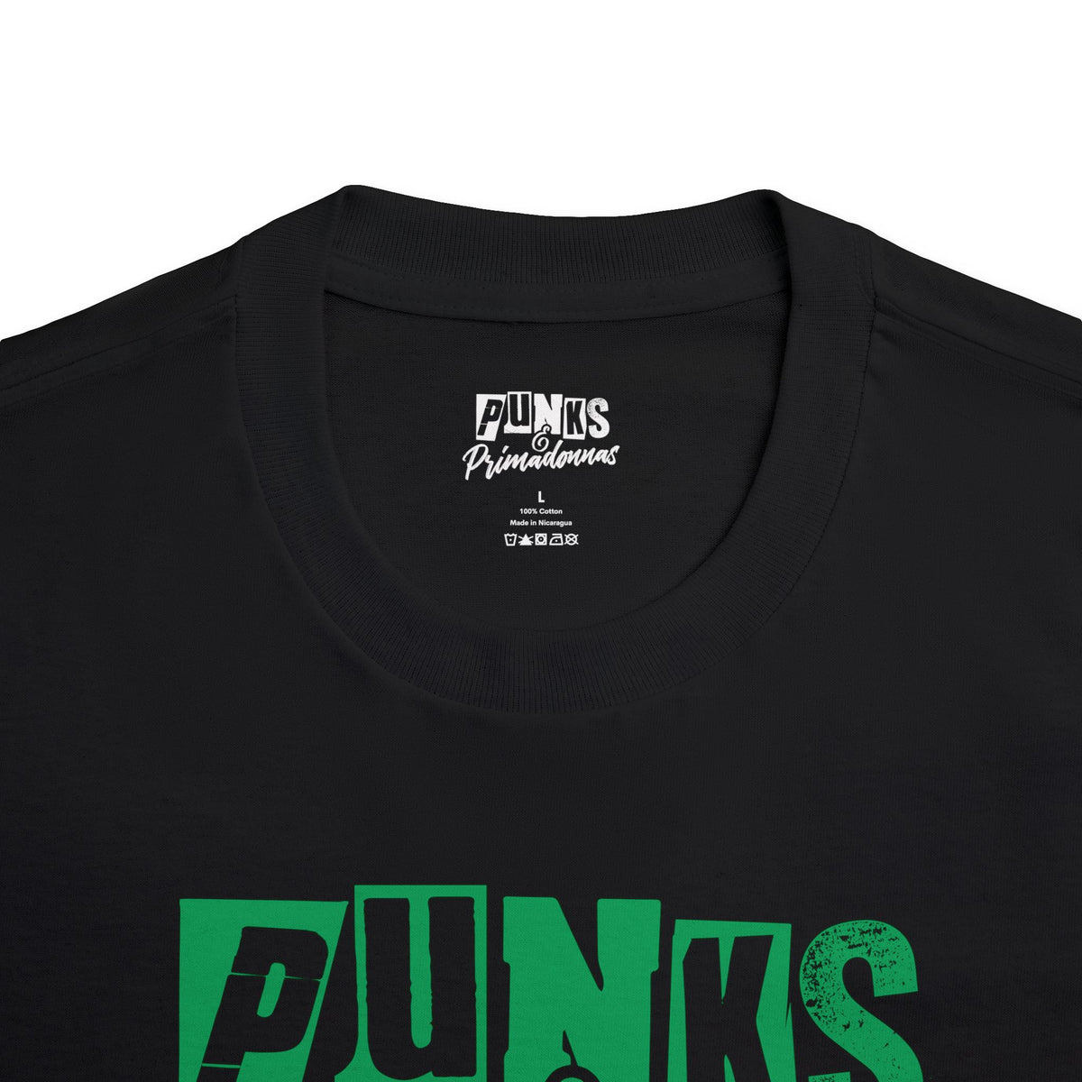 Punks & Primadonnas Tee — Retro Green Graphic Shirt