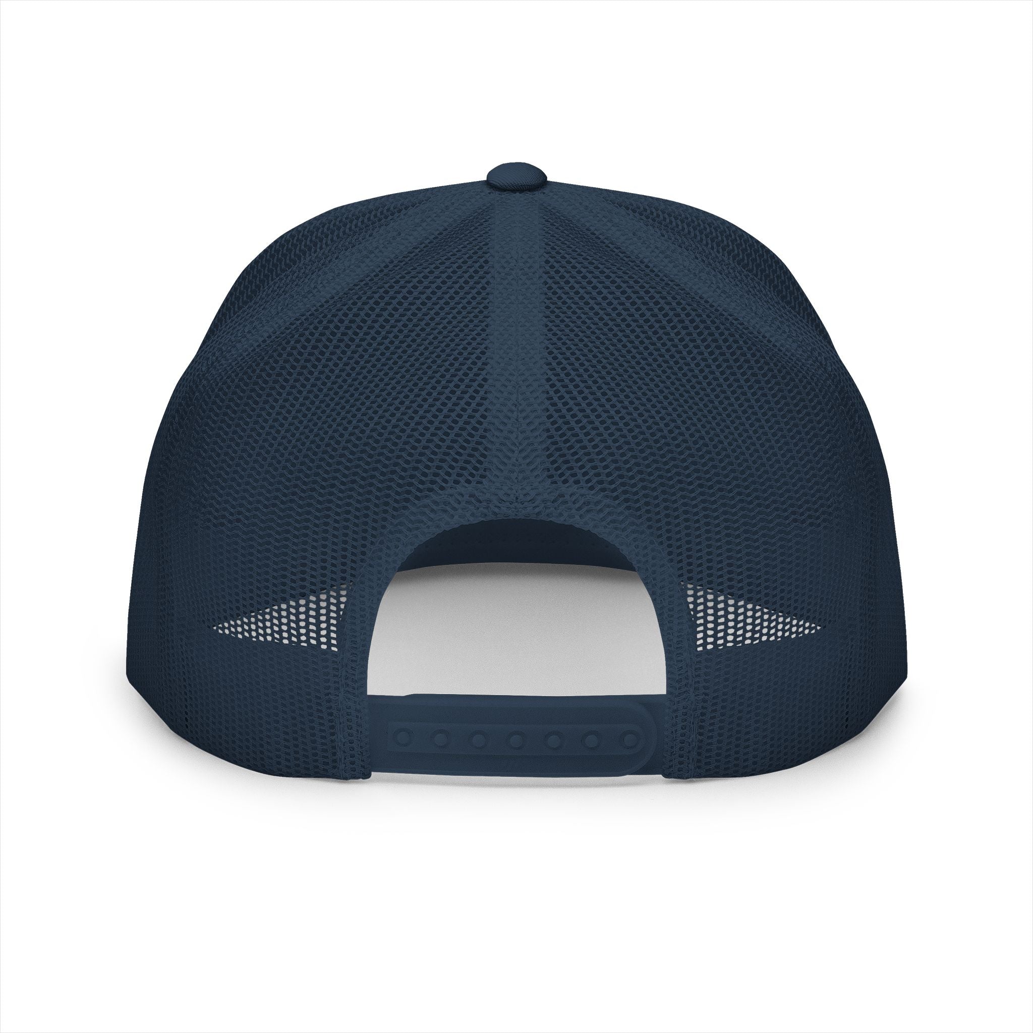 Trucker Cap — Navy with Logo Embroidery