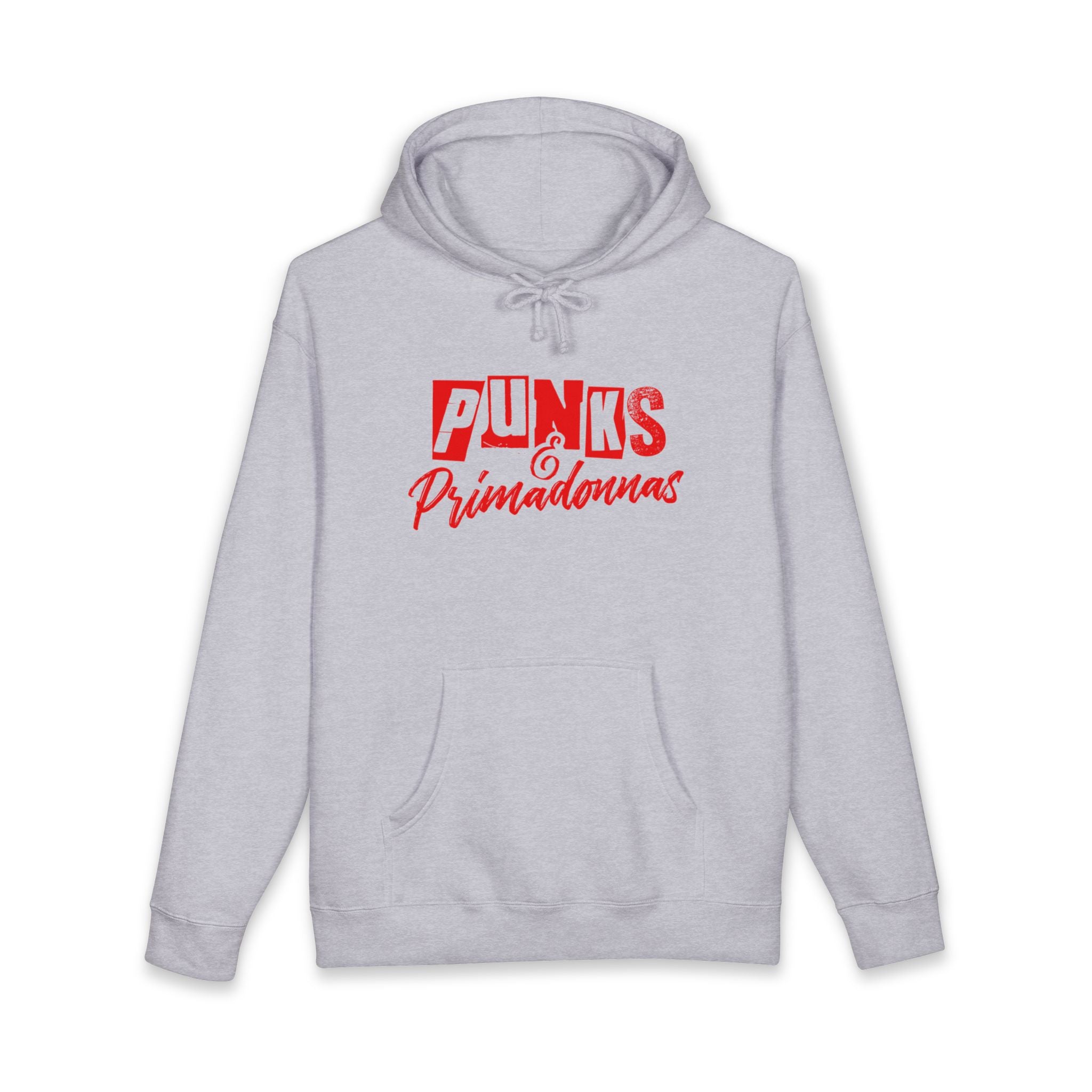 PUNKS & Primadonnas Hoodie – Vintage Punk Band Style Graphic Sweatshirt