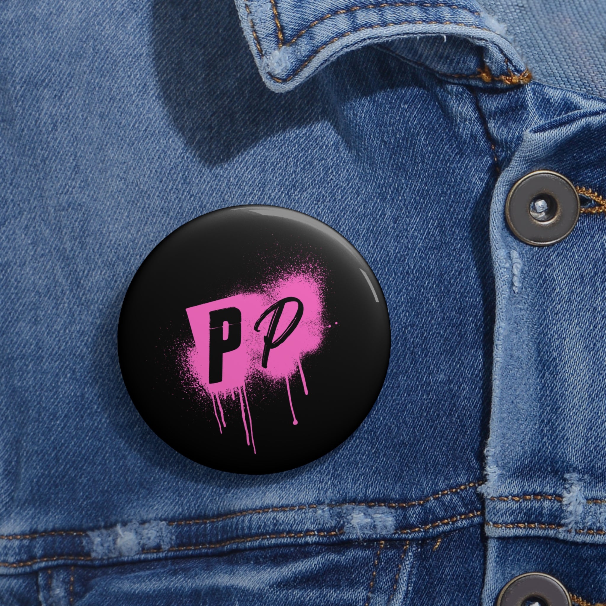 Punks & Primadonnas Graffiti Pin Button