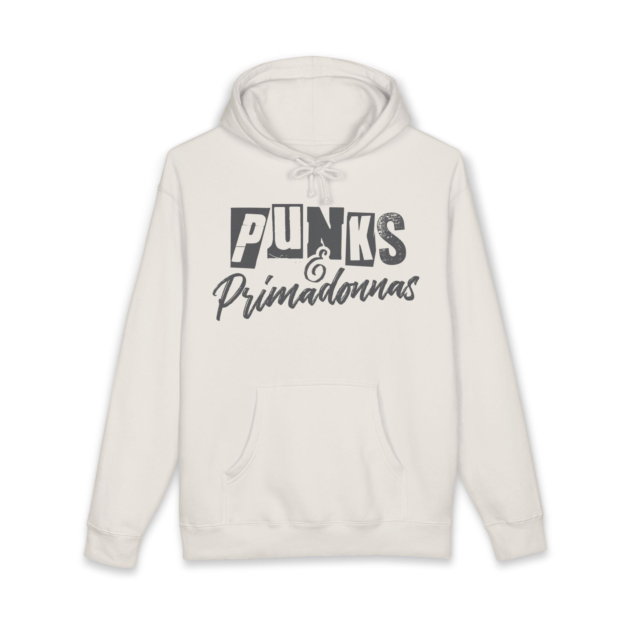 Punks & Primadonnas Hoodie — Punk Rock Safety Pin Graphic Sweatshirt