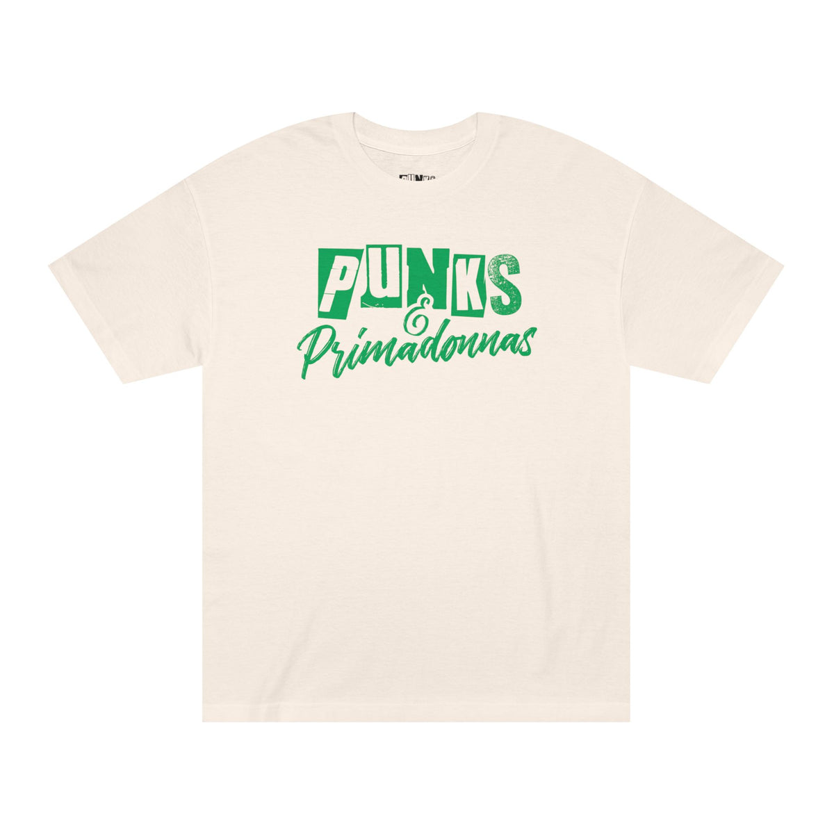 Punks & Primadonnas Tee — Retro Green Graphic Shirt