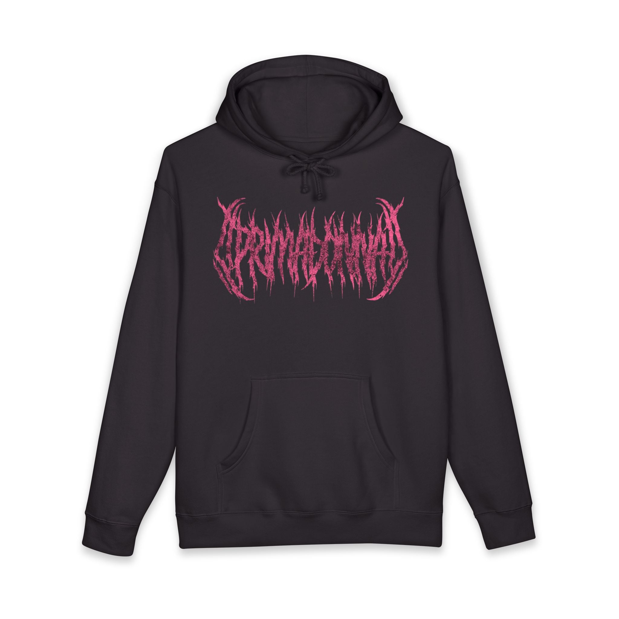 Pink Primadonna Distressed Bandstyle Pullover