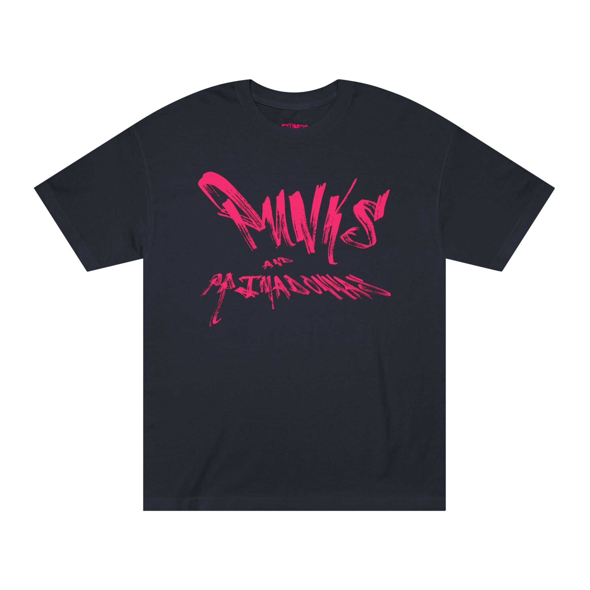 Pink Graffiti Brush Tee