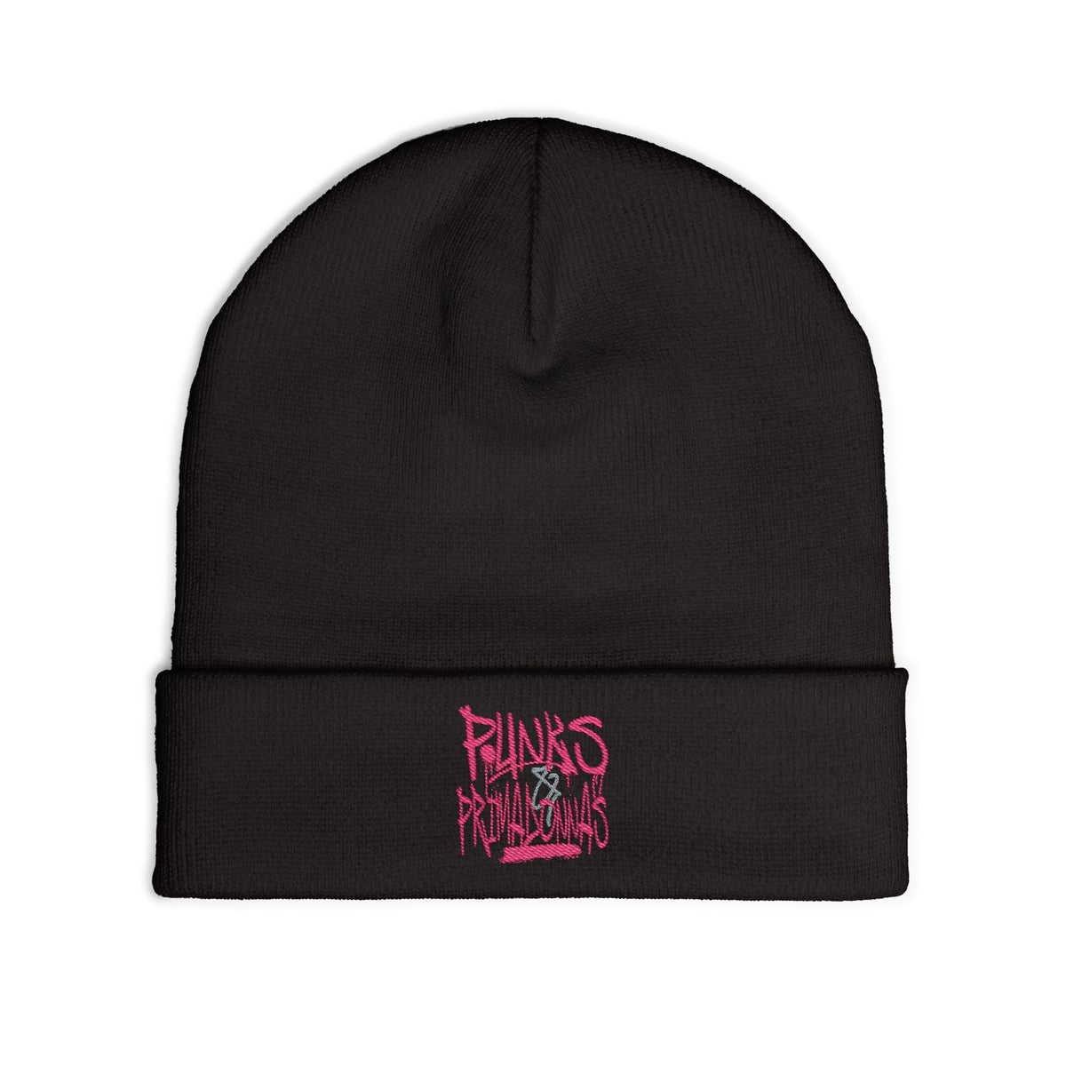 Punk's Not Dead Embroidered Knit Beanie