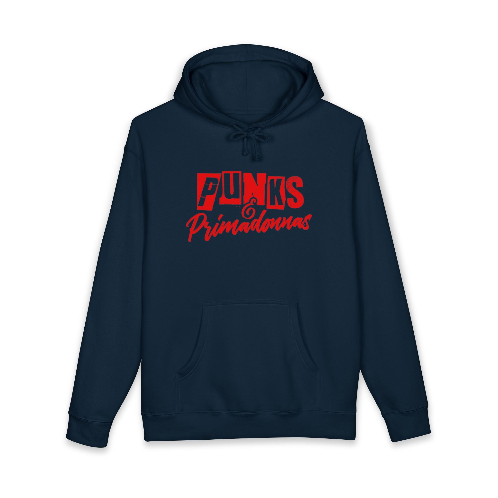 PUNKS & Primadonnas Hoodie – Vintage Punk Band Style Graphic Sweatshirt