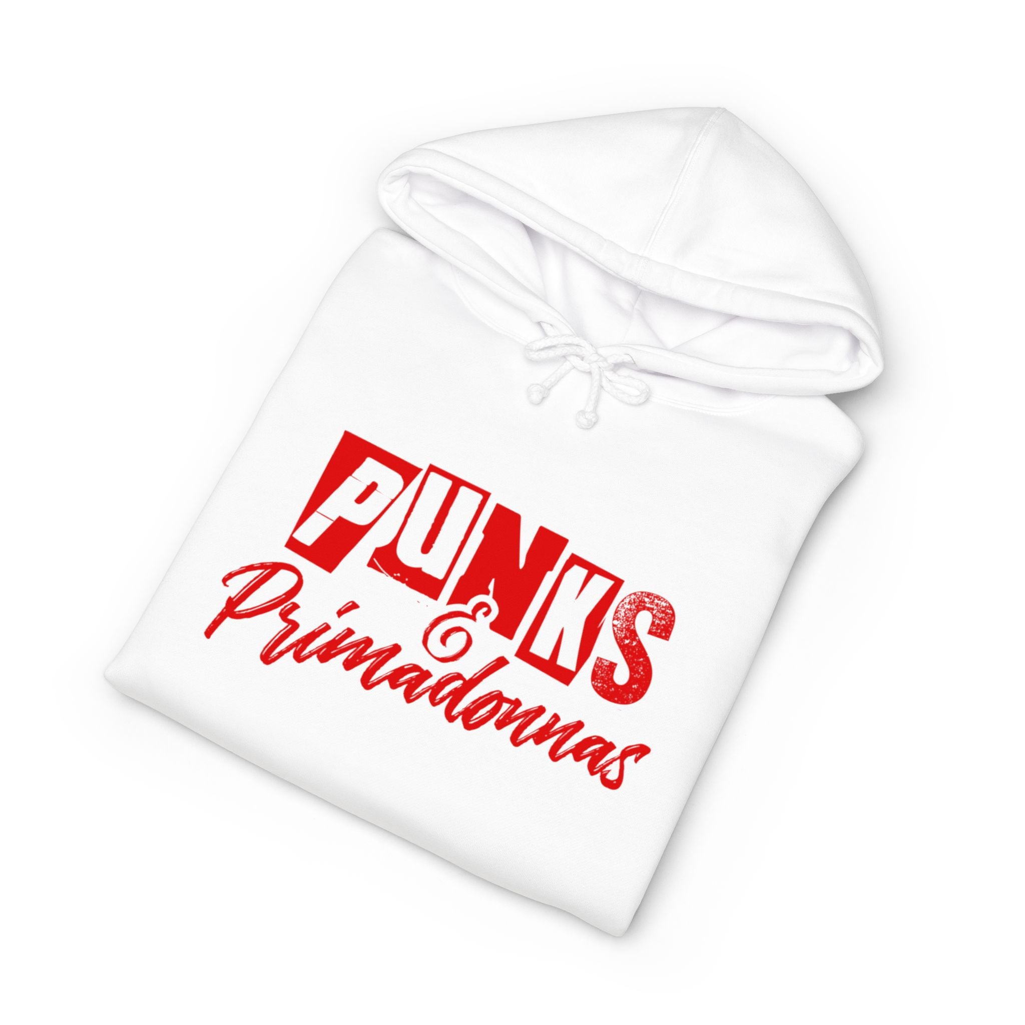 PUNKS & Primadonnas Hoodie – Vintage Punk Band Style Graphic Sweatshirt