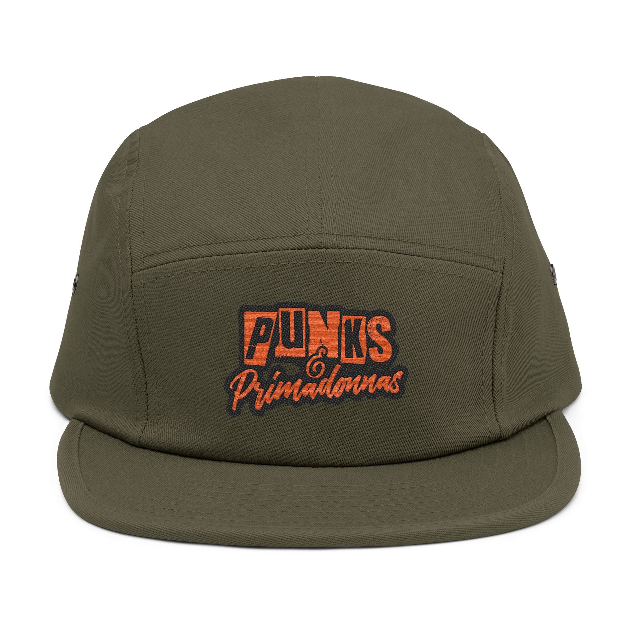 Green Camo 5-Panel Cap