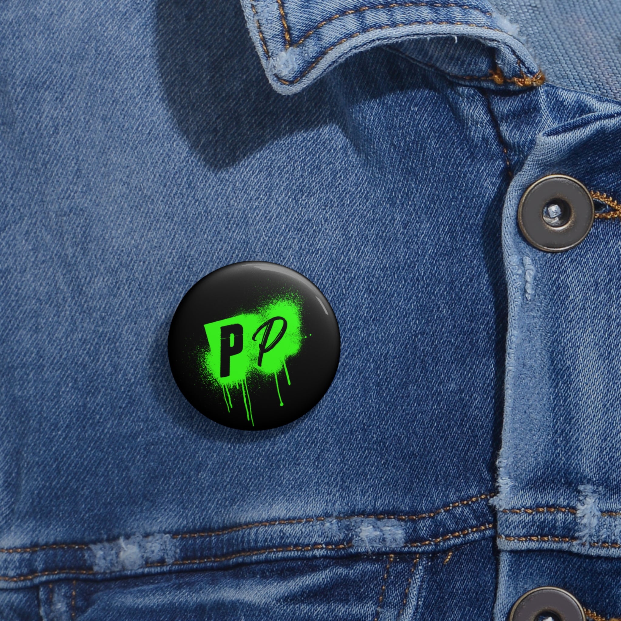 Punks & Primadonnas Graffiti Pin Button