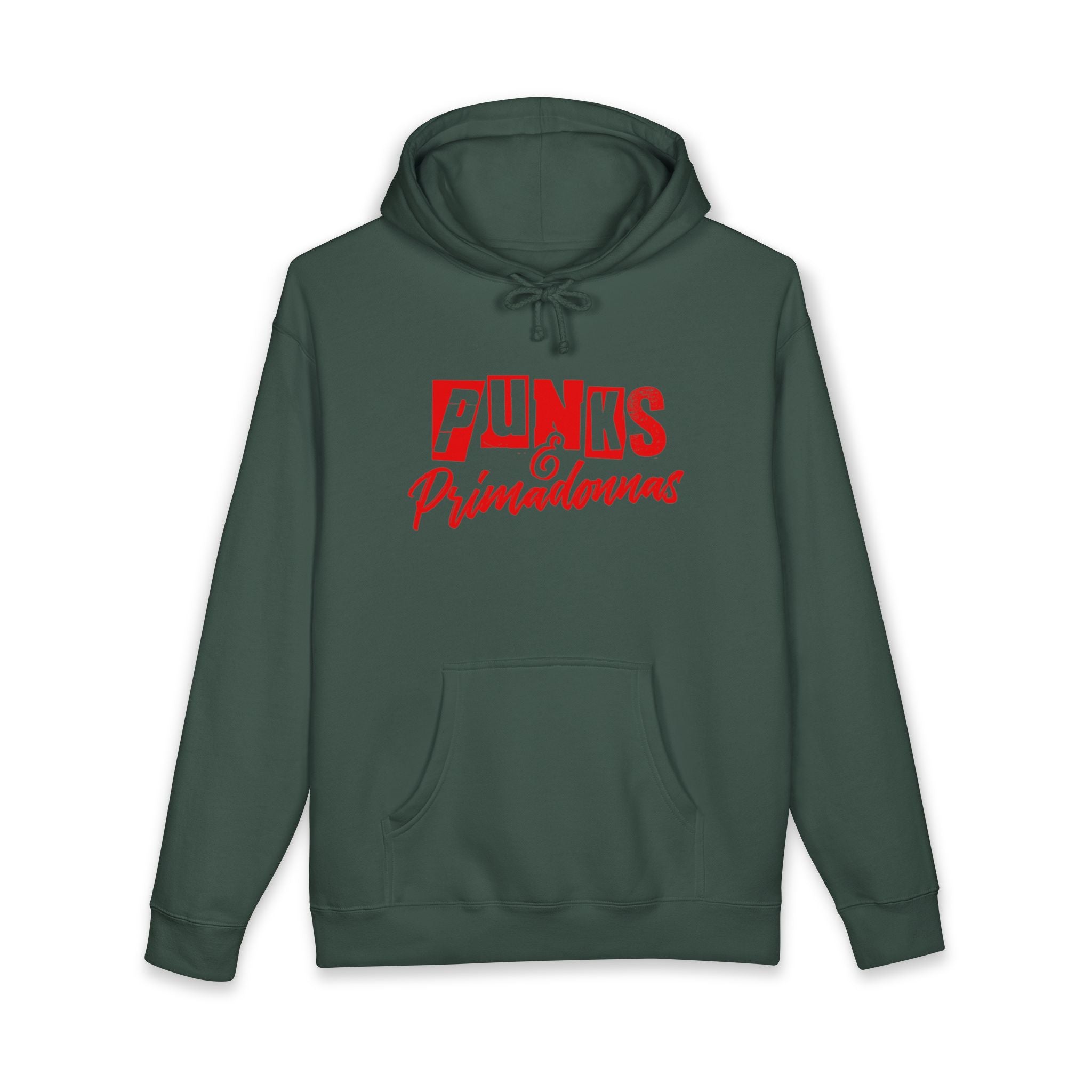 PUNKS & Primadonnas Hoodie – Vintage Punk Band Style Graphic Sweatshirt