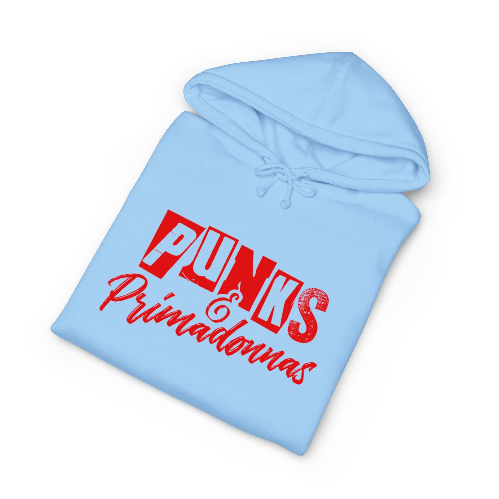 PUNKS & Primadonnas Hoodie – Vintage Punk Band Style Graphic Sweatshirt