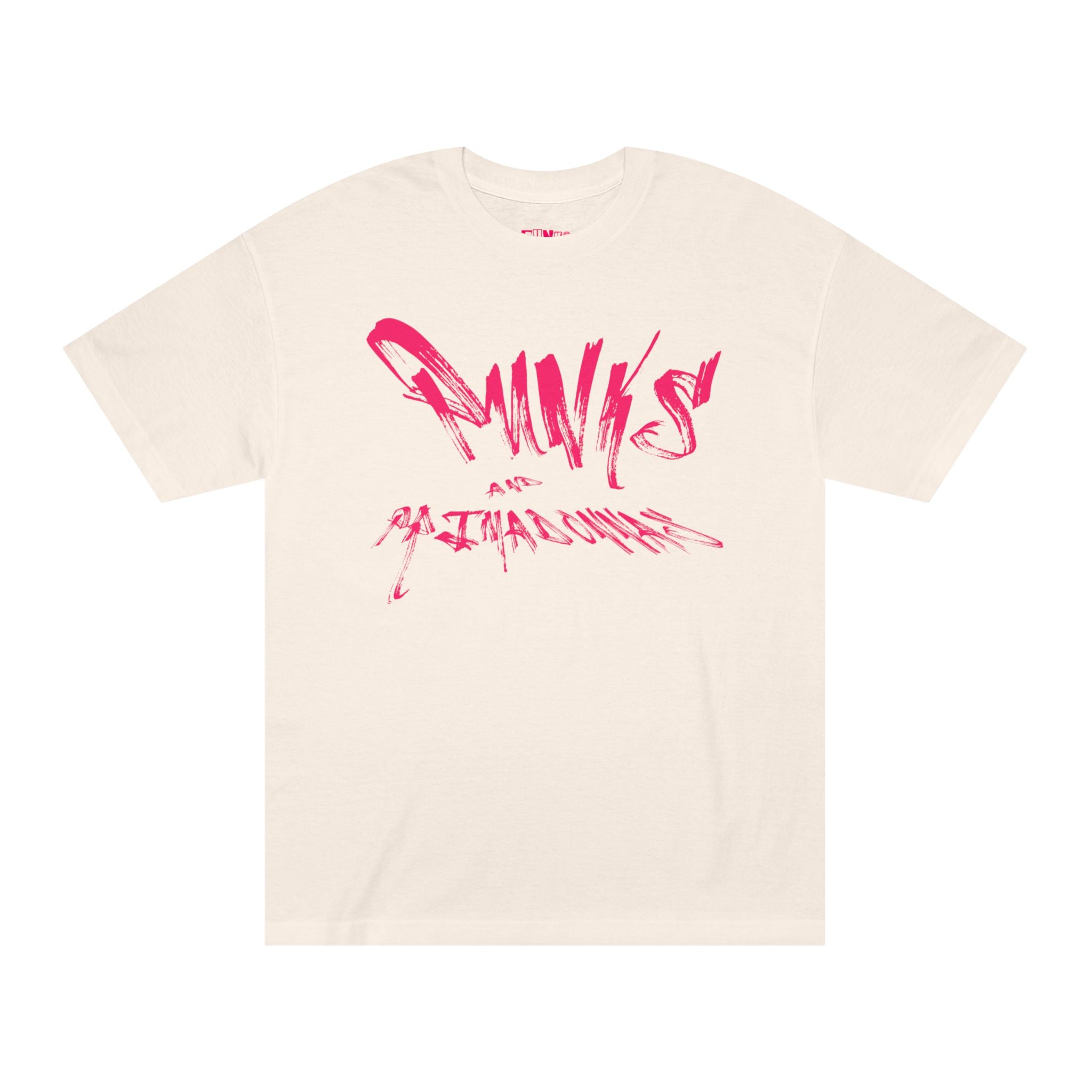 Pink Graffiti Brush Tee