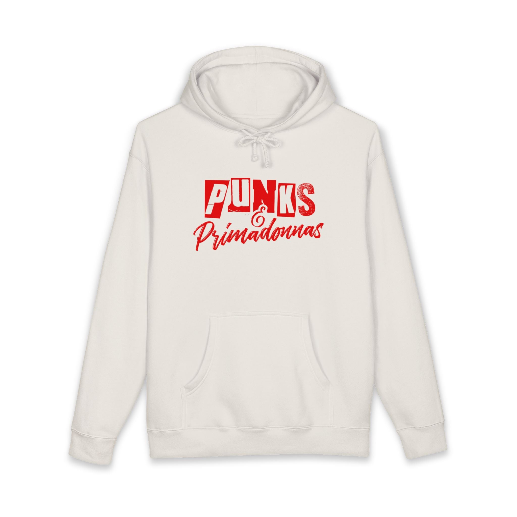 PUNKS & Primadonnas Hoodie – Vintage Punk Band Style Graphic Sweatshirt