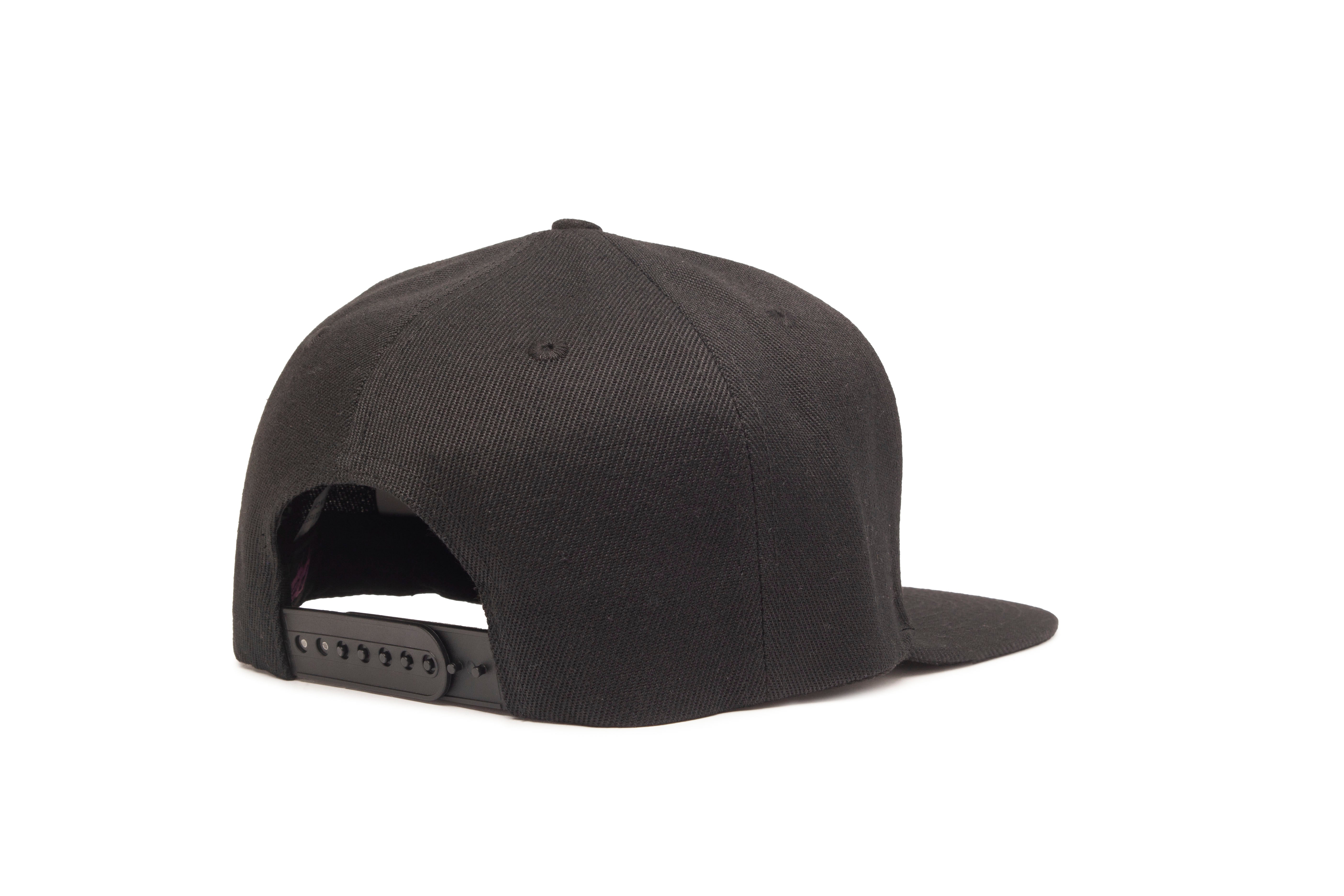 Black Woven Patch Hat