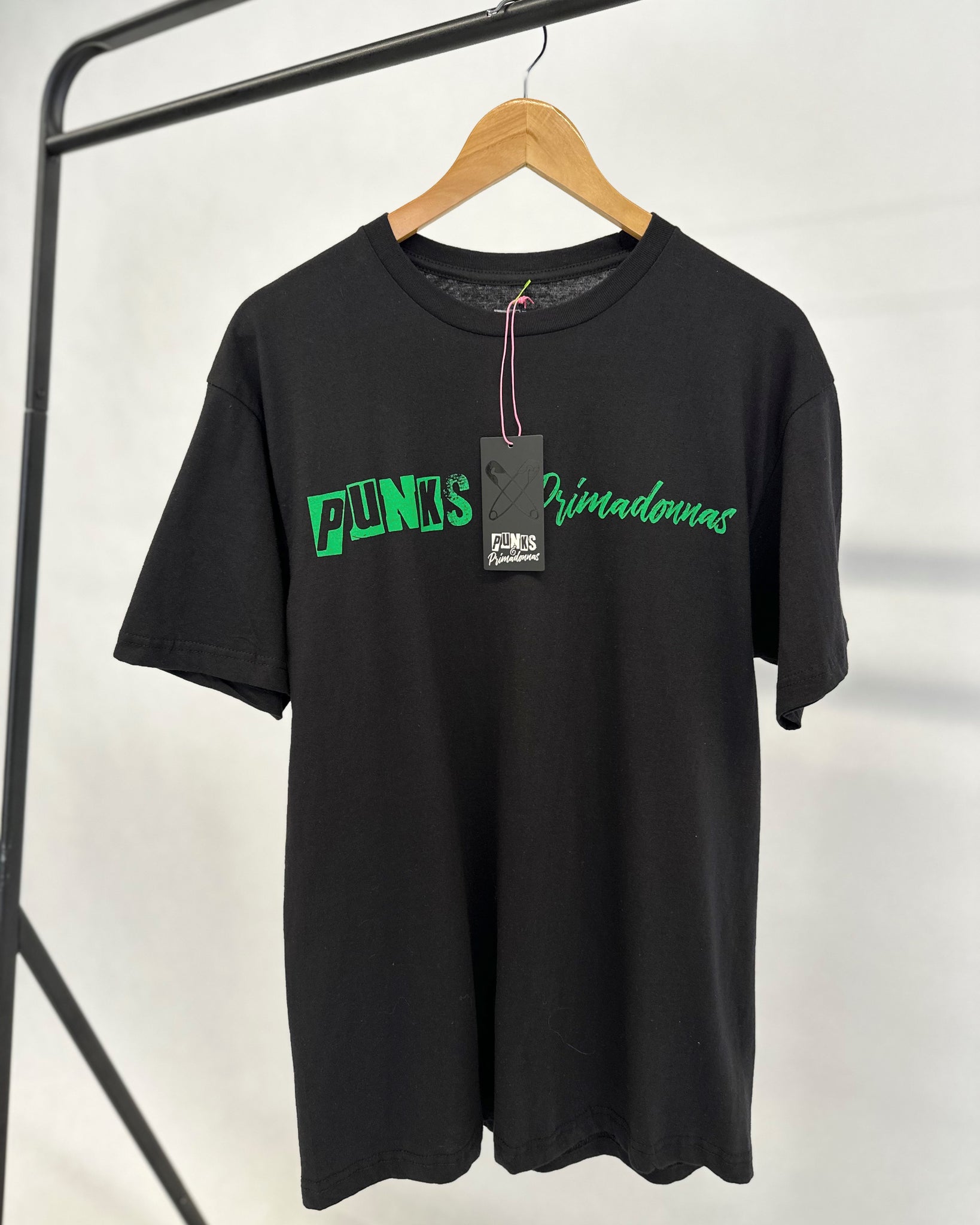 Green Logo T-Shirt – Punks & Primadonnas Green Logo T-Shirt – Punks & Primadonnas